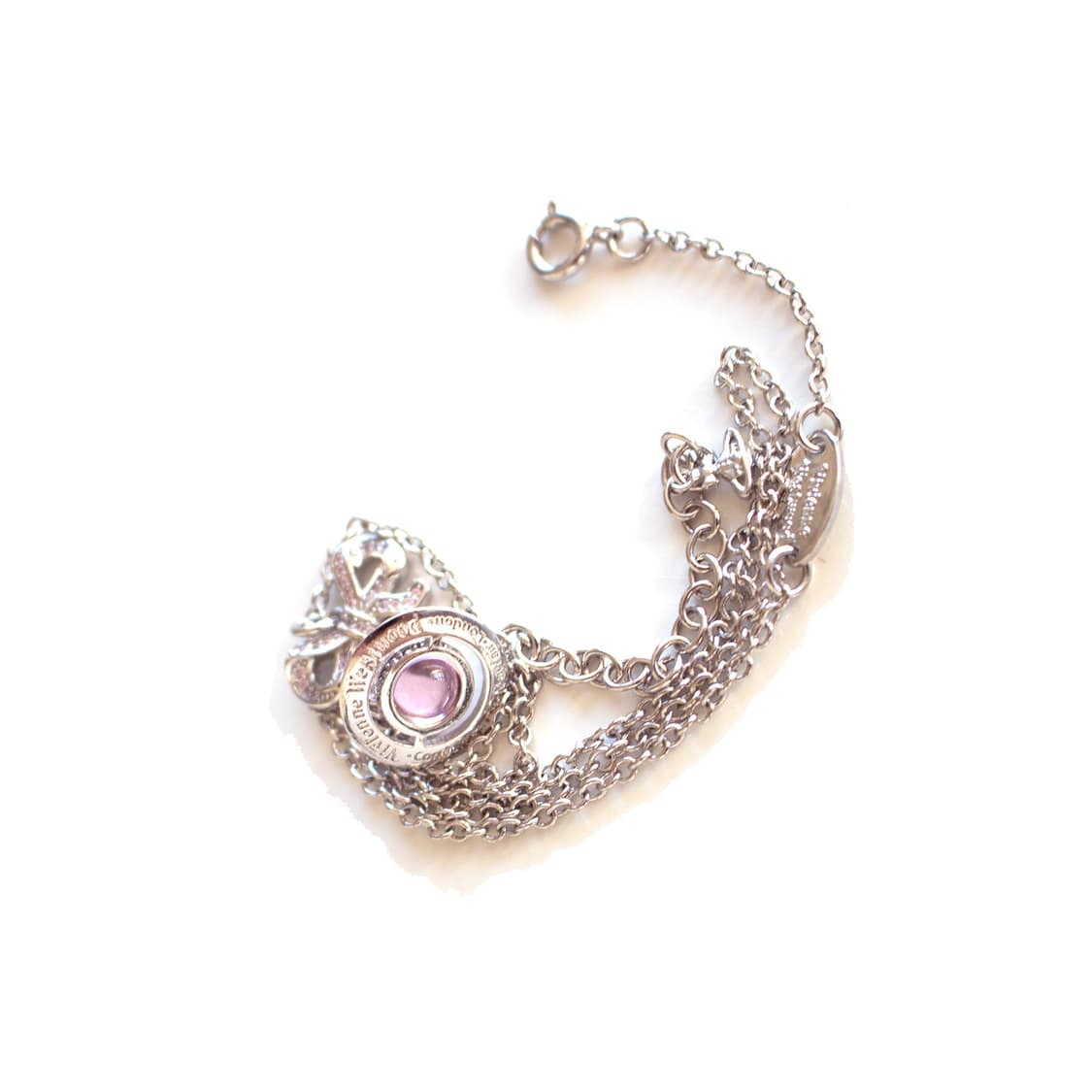 비비안웨스트우드 사쿠라 리본 목걸이 *rare 상품이미지3