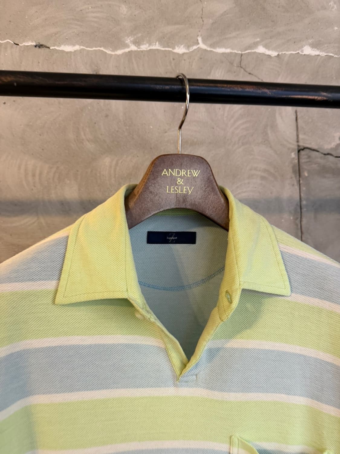 Z제냐 오픈칼라넥 셔츠 100~105 상품이미지3