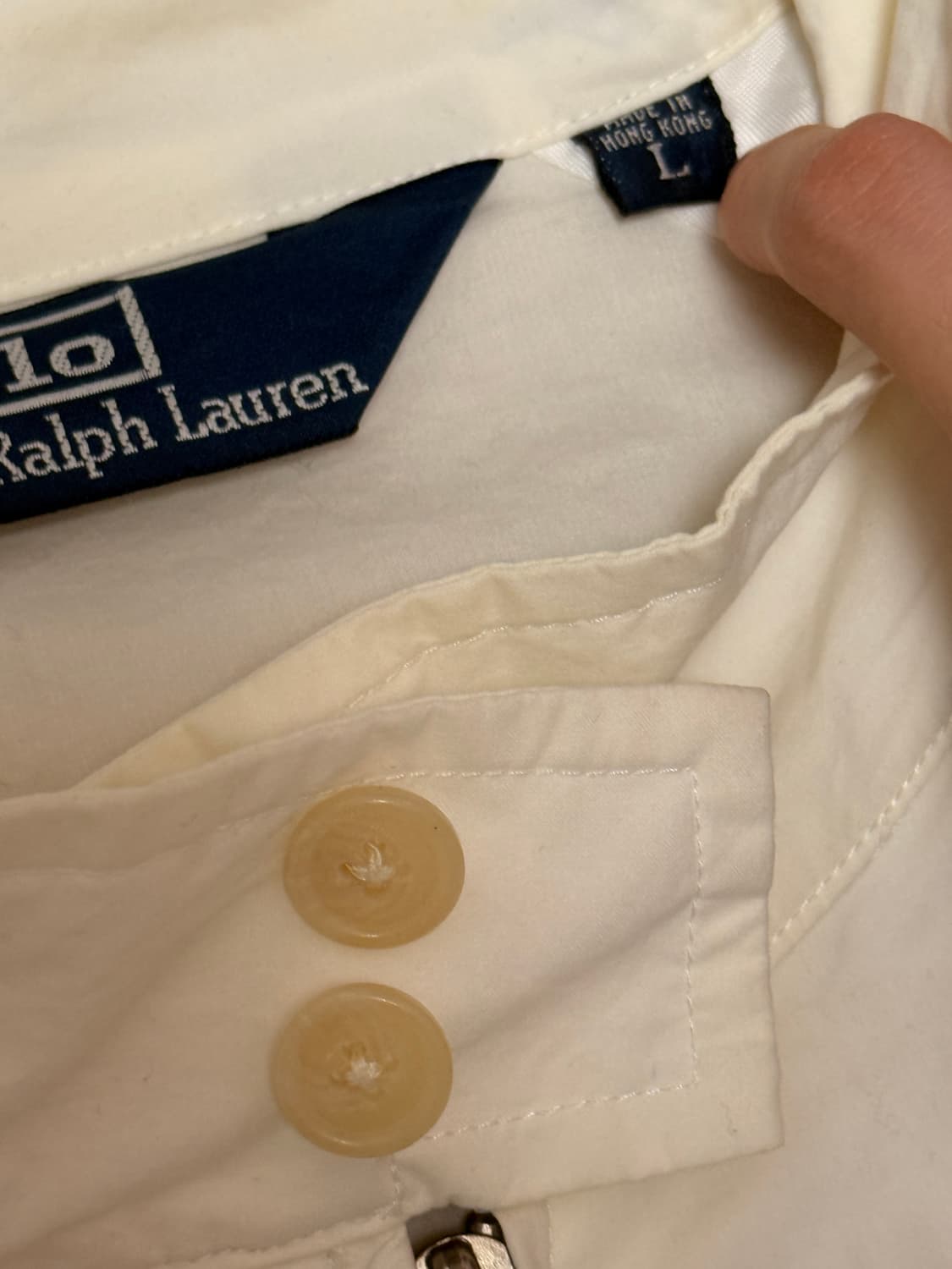 폴로 아이보리 집업 상품이미지4