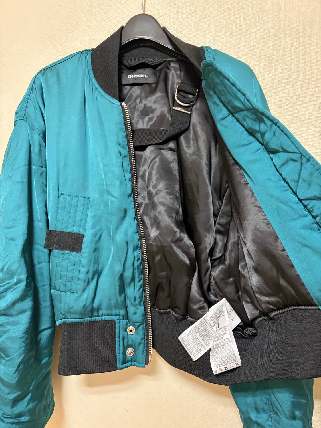 디젤 빈티지 새틴 봄버 상품이미지4