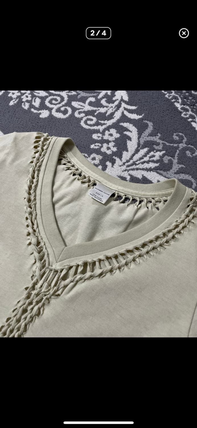 넘버나인 뜨개 반팔 07ss Hand-braide T-shirt 상품이미지2