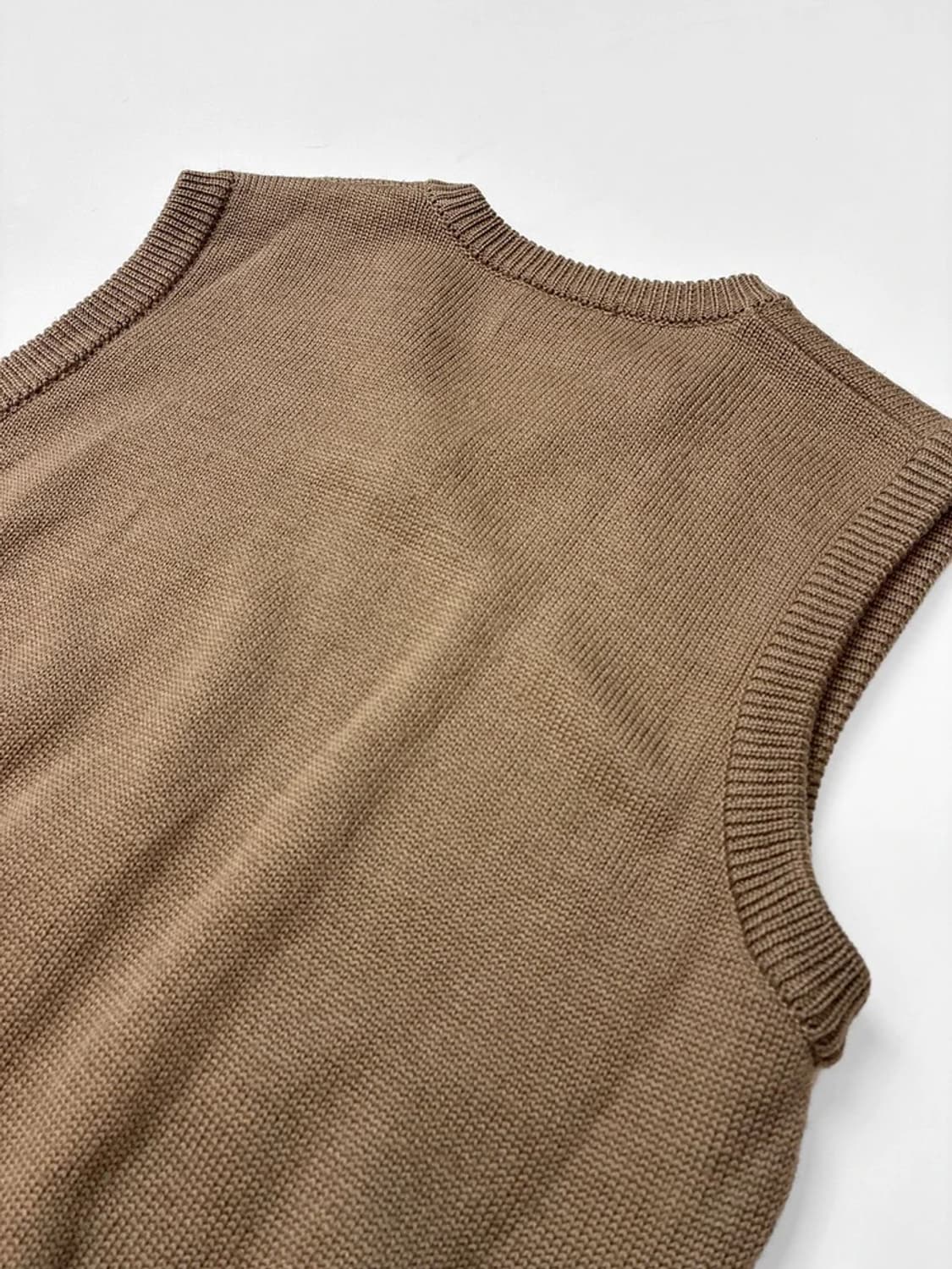 라코스테 90s 재팬 아가일 울 니트 베스트 PN5131 상품이미지5