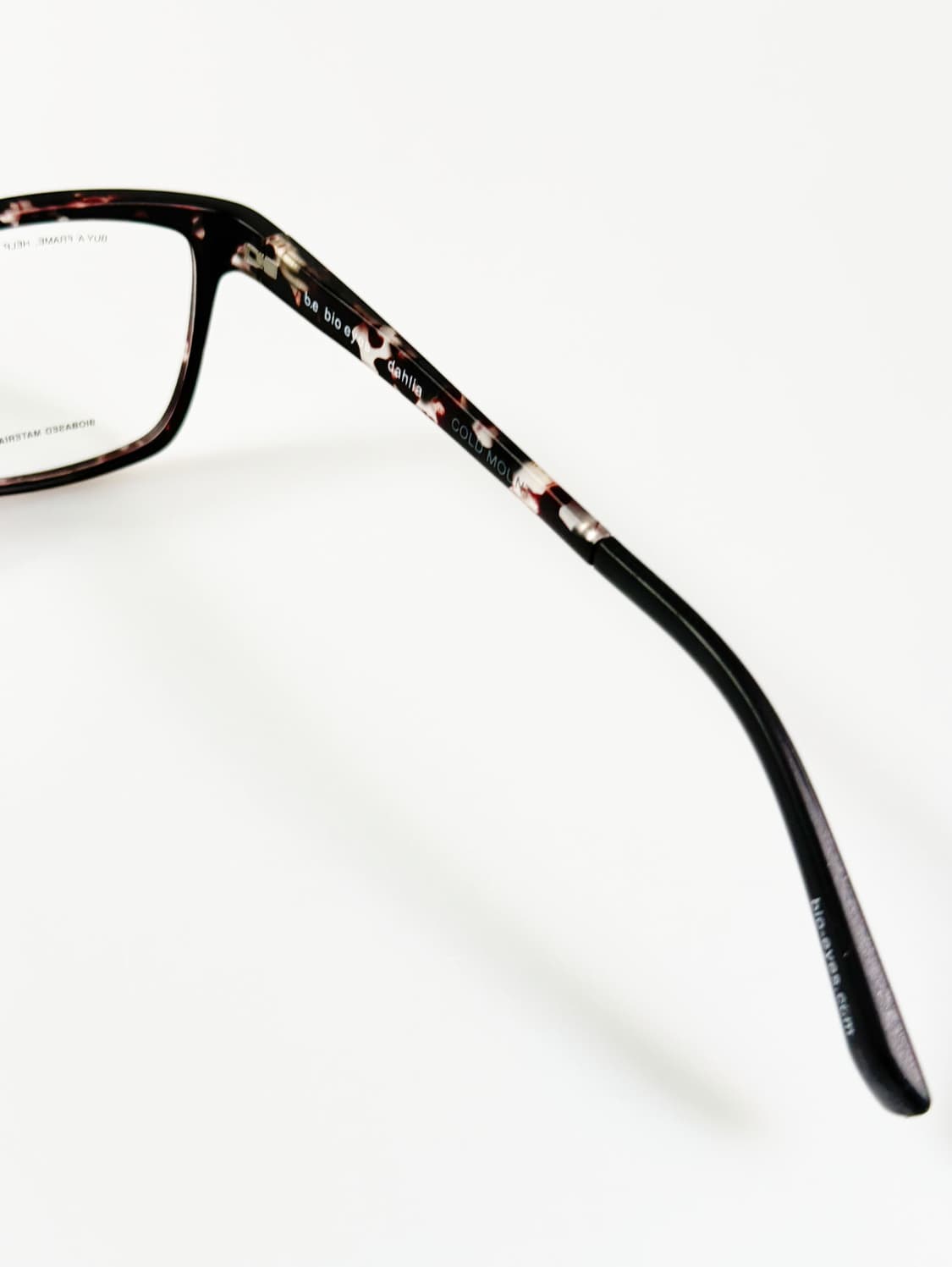 BIO EYES 다크 토터스쉘 뿔테 스퀘어 빈티지 안경 상품이미지6