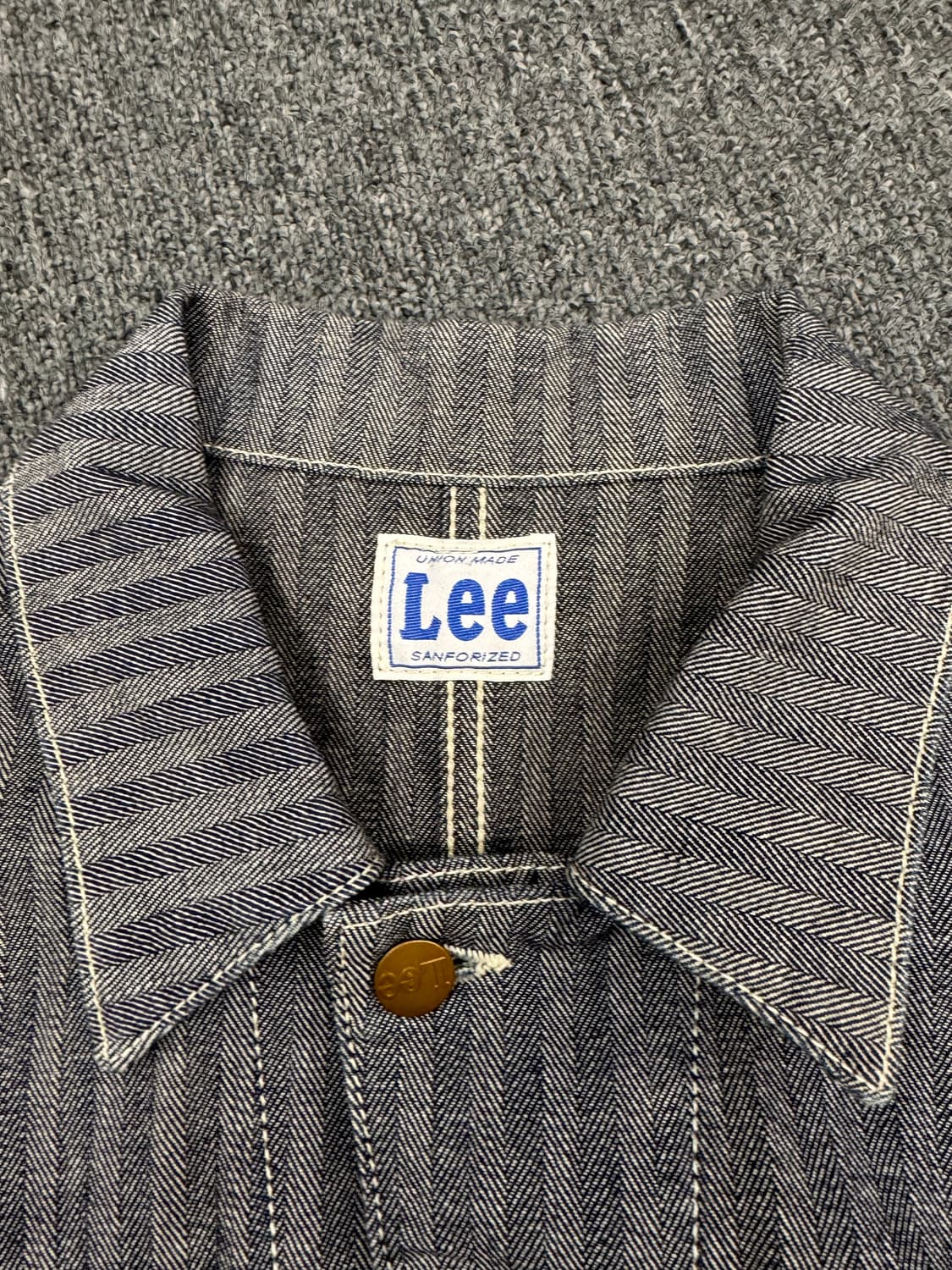 L)LEE 빈티지 히코리 데님 커버올 자켓 상품이미지4