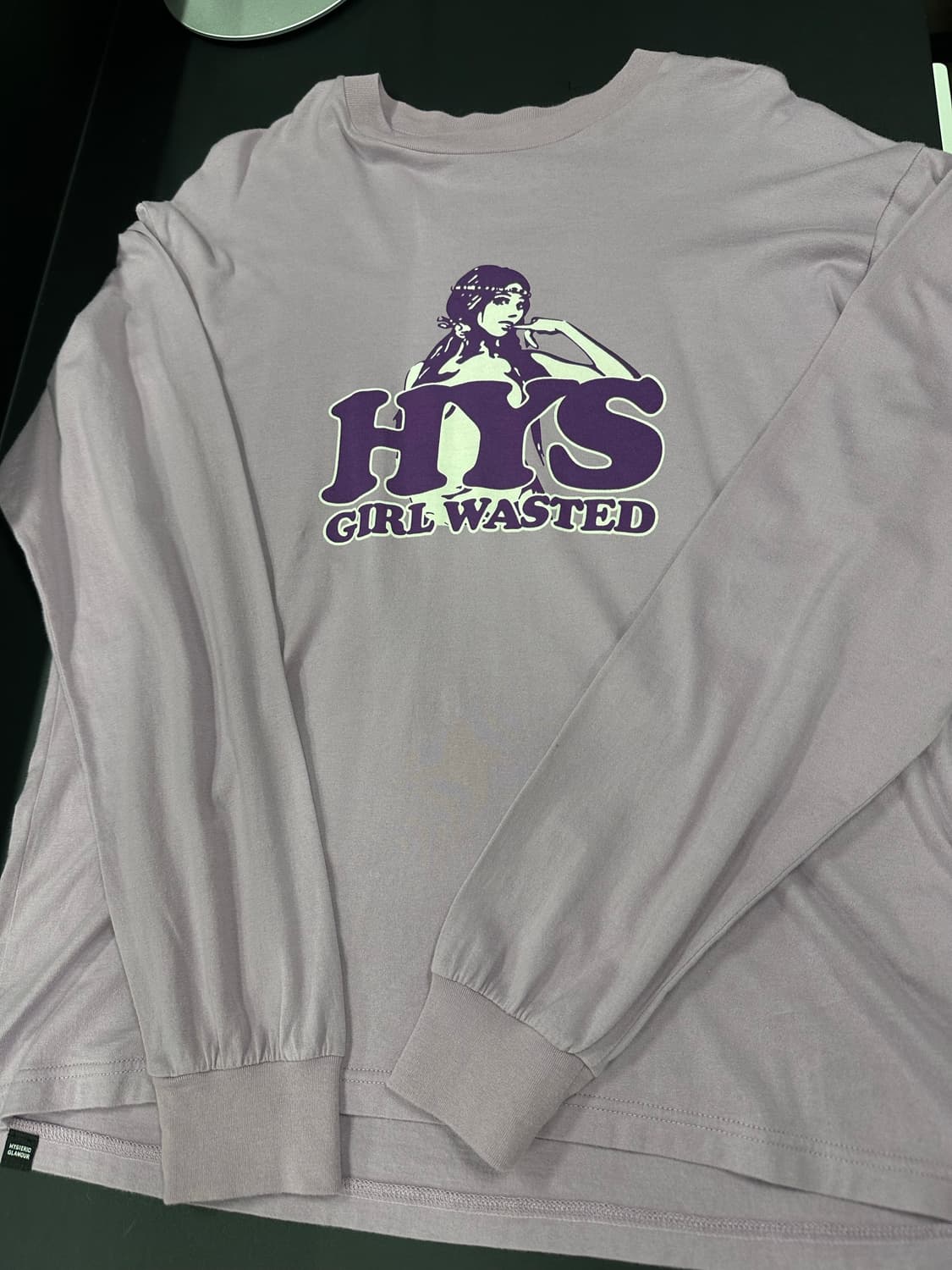 히스테릭 글래머 퍼플 롱슬리브 긴팔 티 상품이미지5