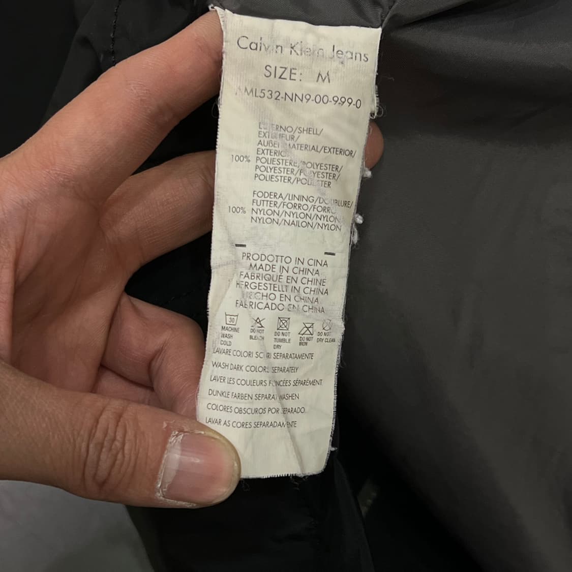  캘빈클라인 진스 나일론 워크 자켓 y16129 상품이미지7