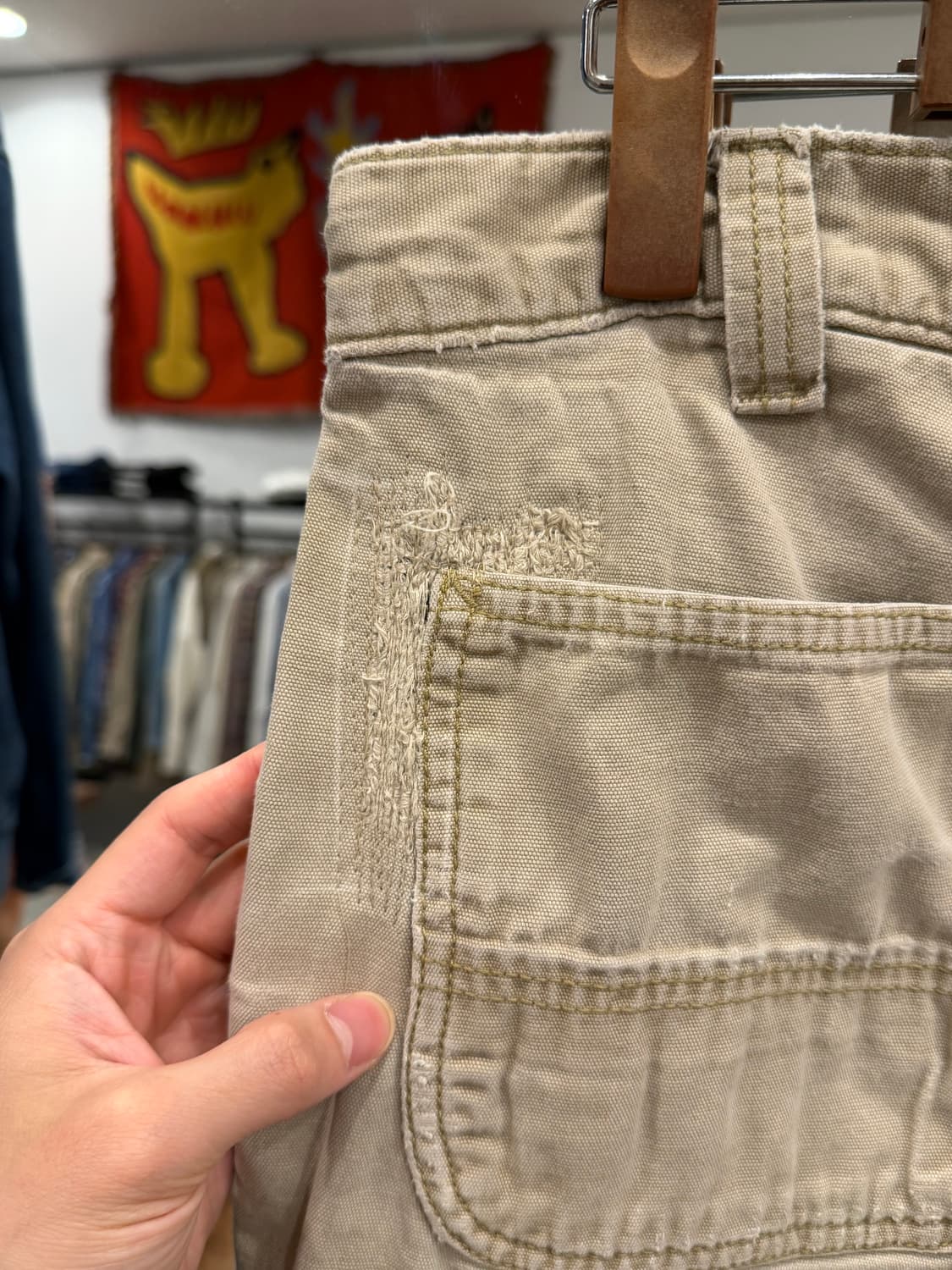 Carhartt 칼하트 디스트로이드 빈티지 워크 팬츠 (33-34) 상품이미지7