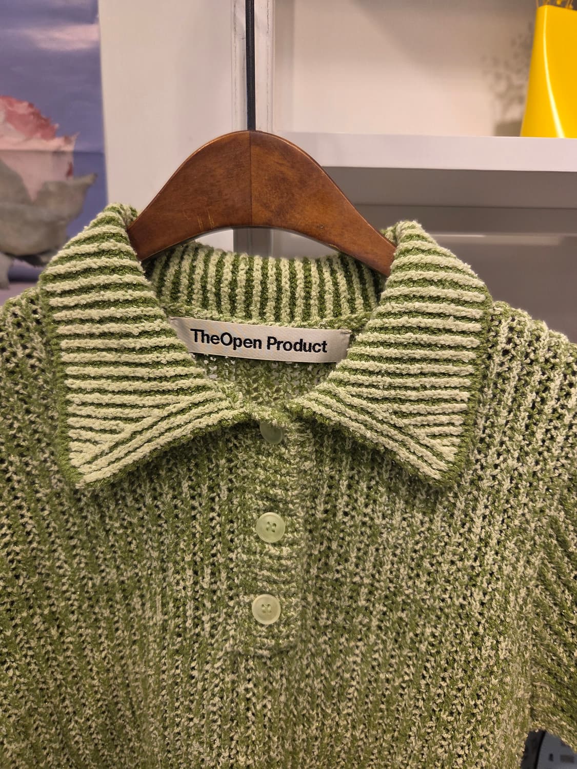 더오픈프로덕트 글리터 니트 카라티 상품이미지2