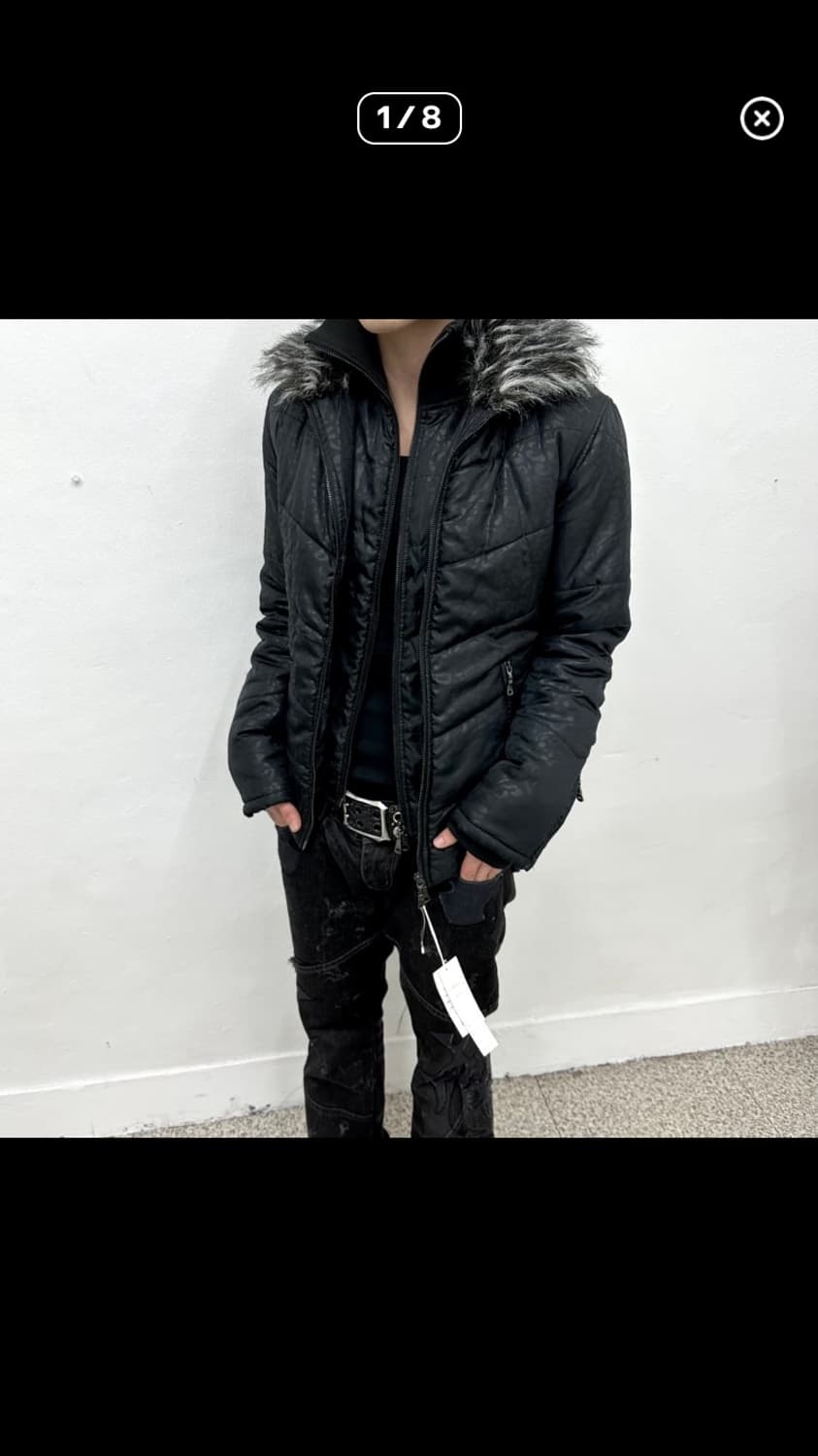 빈티지 퍼 다운자켓 오피움맛 상품이미지1