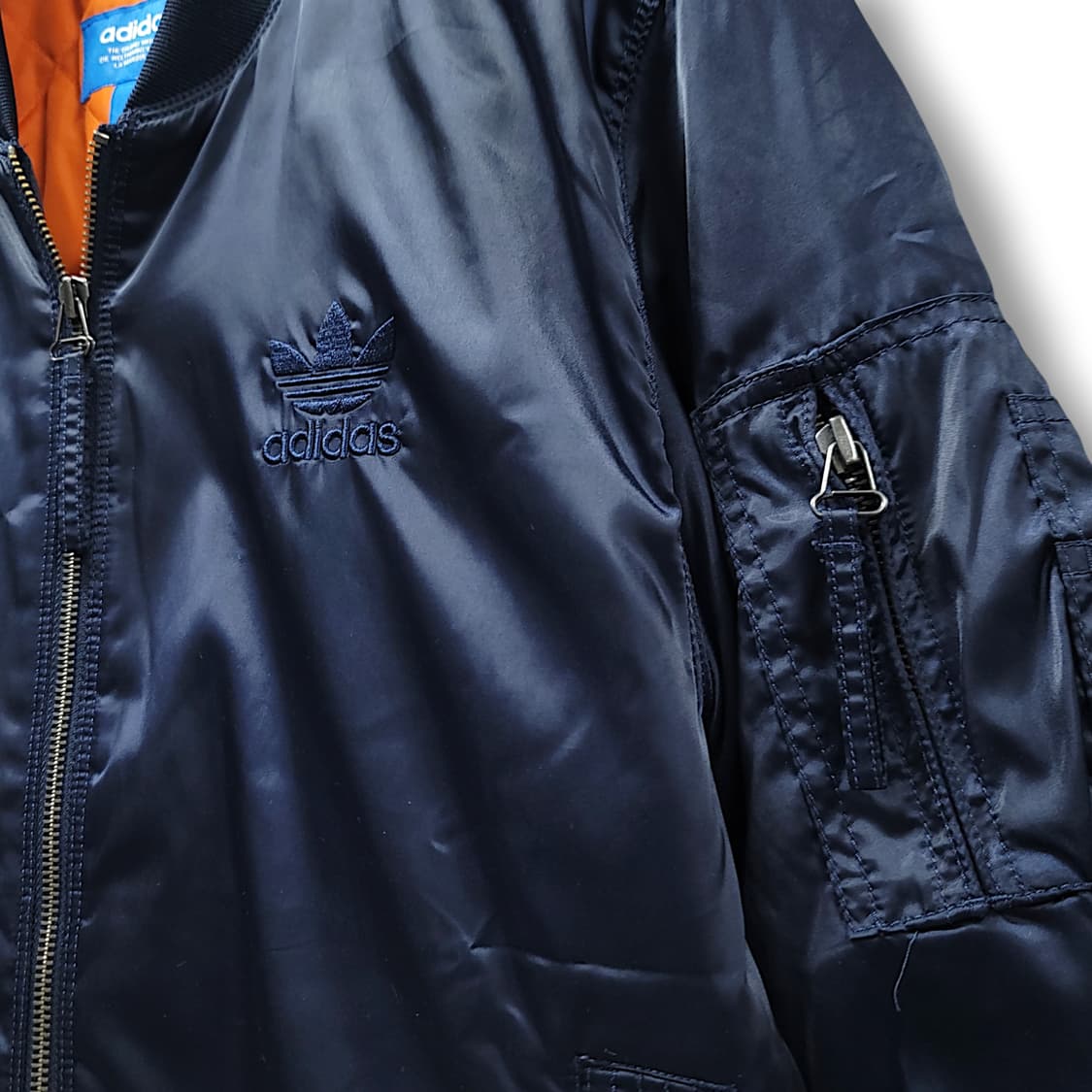 [95] 아디다스 네이비 MA-1 SST 블루종 자켓 상품이미지5
