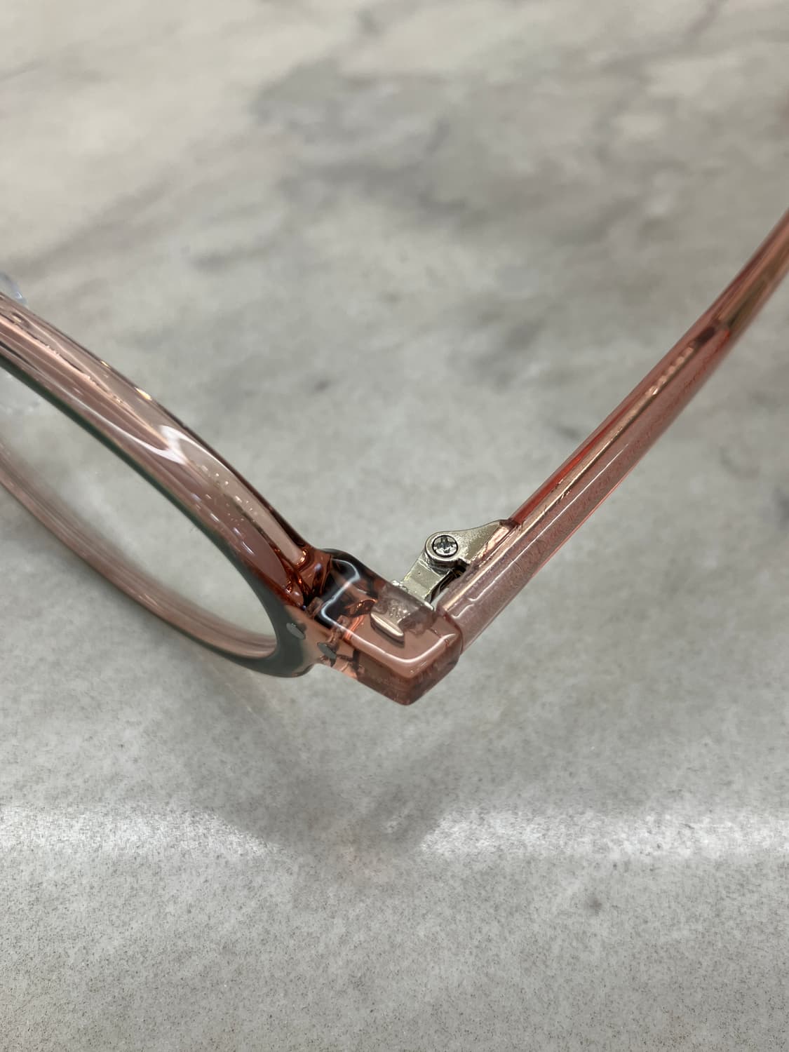 B64 HL 워터멜론 오벌 슬림 뿔테 안경7668 상품이미지2