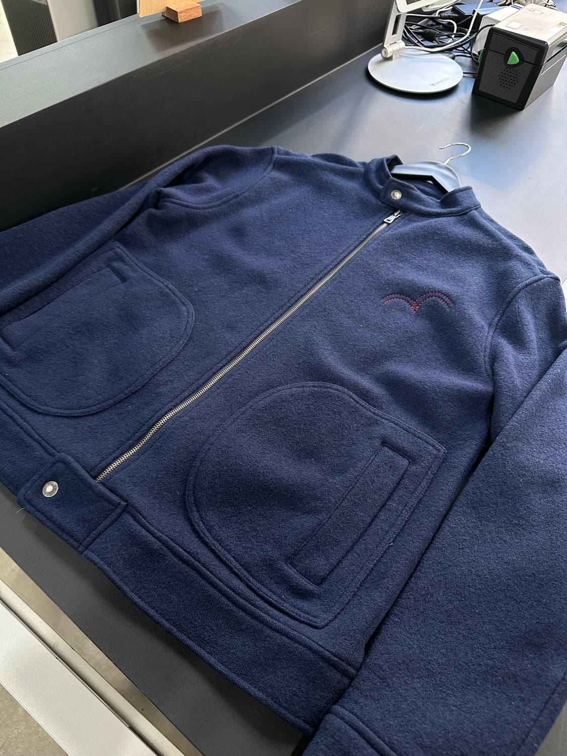 리바이스 00s 넥버튼 울 헤링턴 자켓 상품이미지4