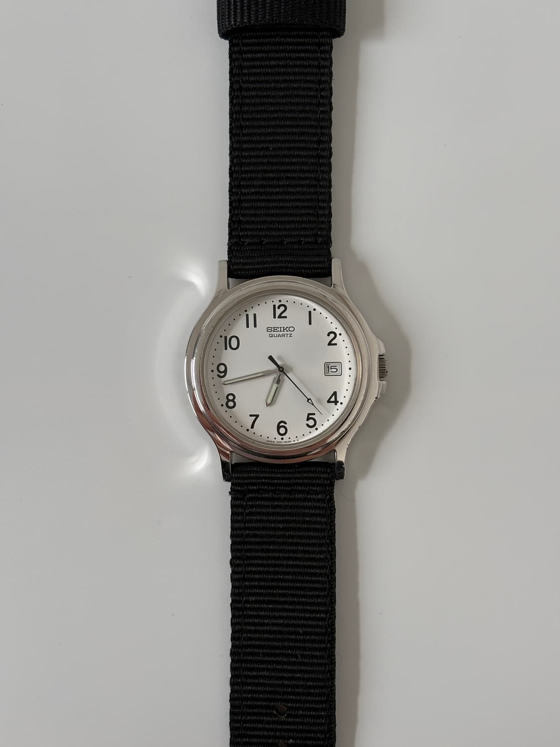 SEIKO 1990년대 Taisho Pharm 40주년 실버 쿼츠 상품이미지3