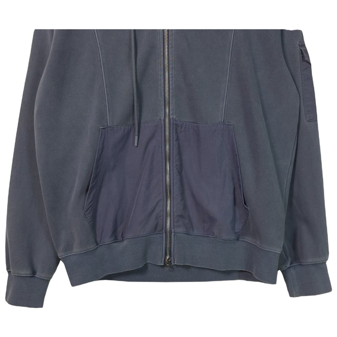 UFC 테크 패치 믹스 집업 후드 그레이블루 L 상품이미지4