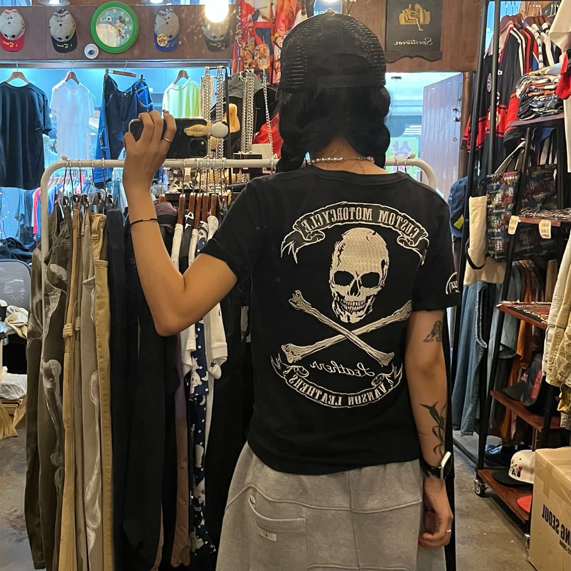 Vanson Leather Embroidery Tee 상품이미지8