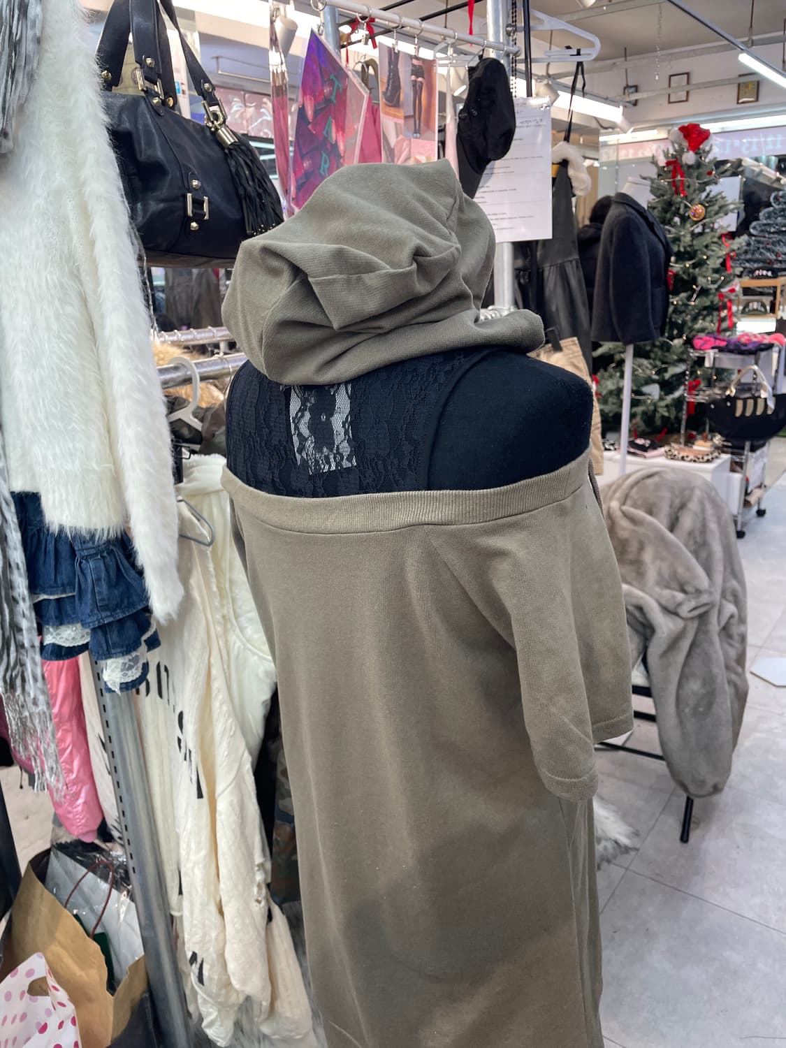 M.K.R 갸루 오프숄더 원피스 상품이미지2