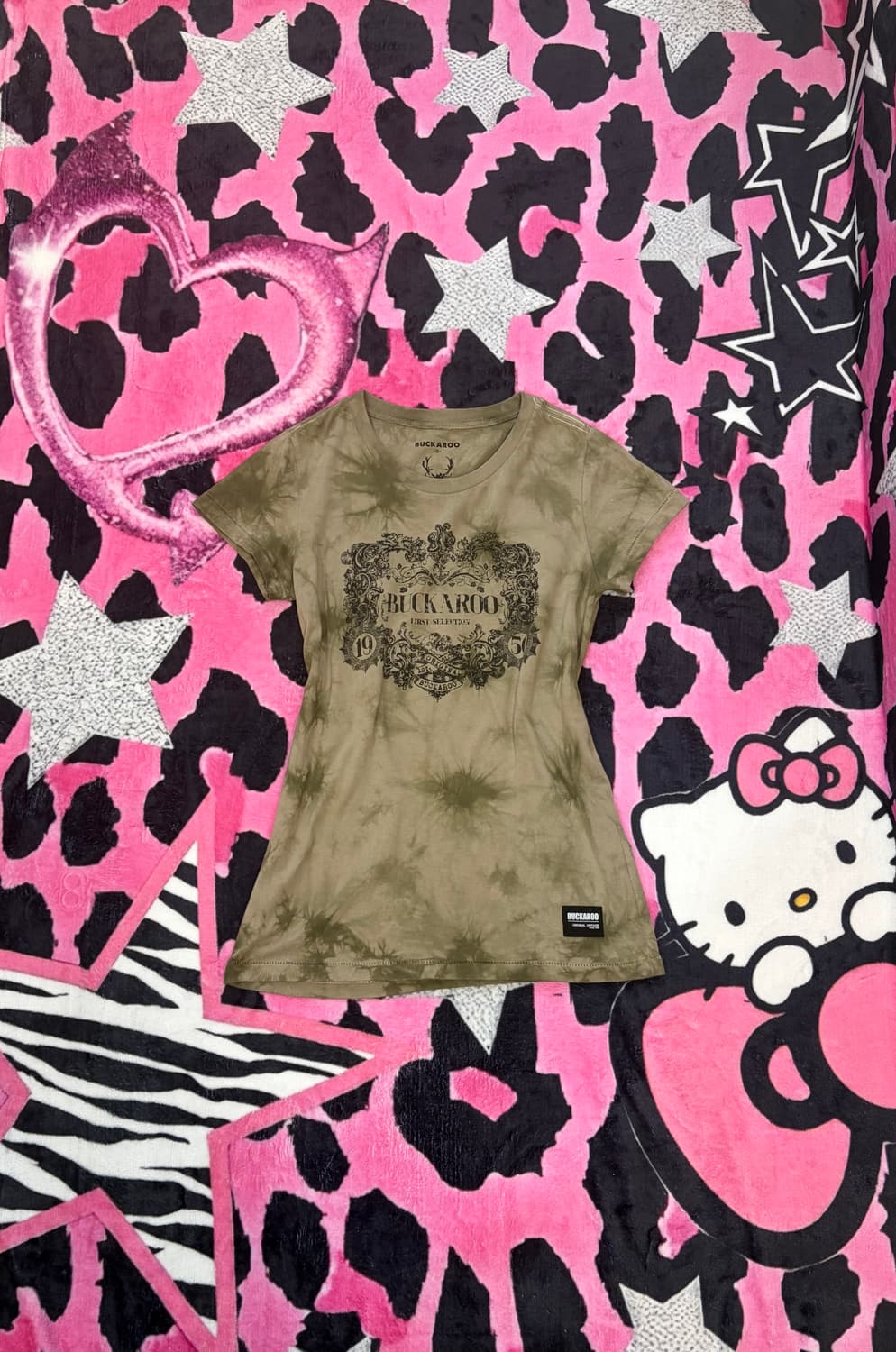 BUCKAROO Y2K tie-dye T-shirt 상품이미지1