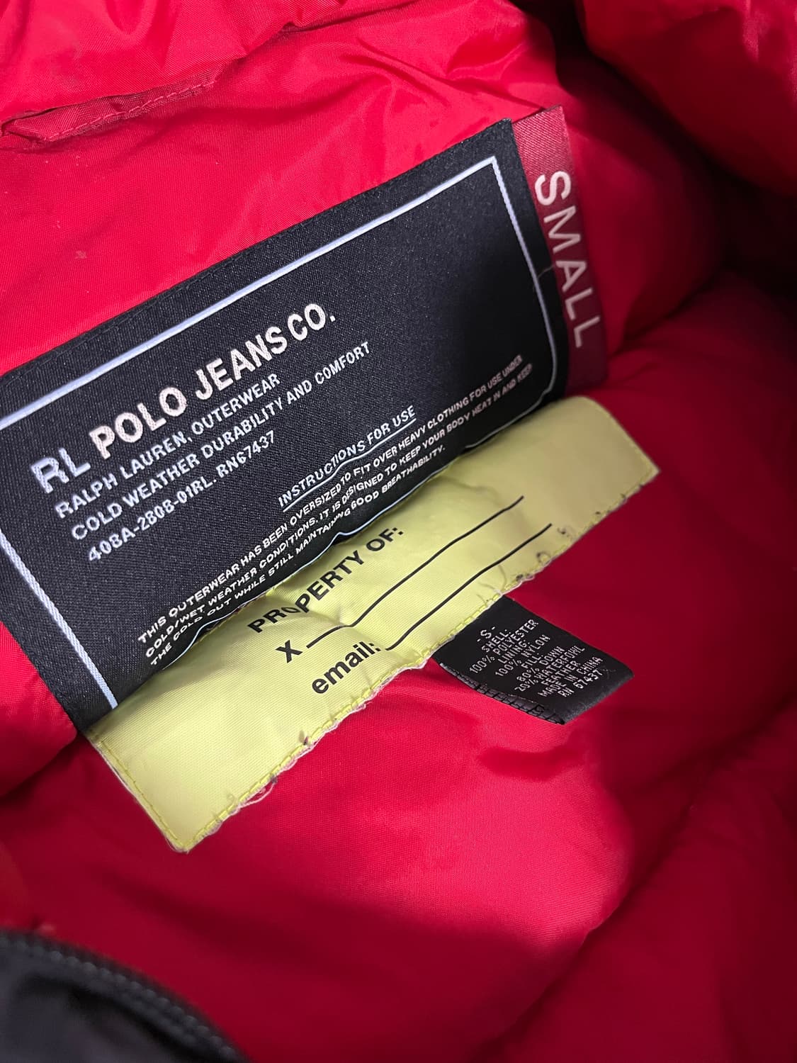 폴로진스 성조기 덕다운 패딩 상품이미지4