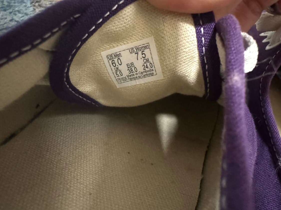 반스 어센틱 퍼플 240 상품이미지5