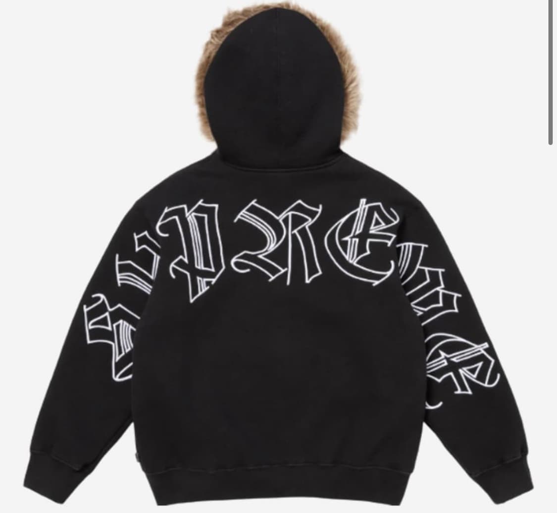 슈프림 퍼 후드집업 XL 구해요 상품이미지1