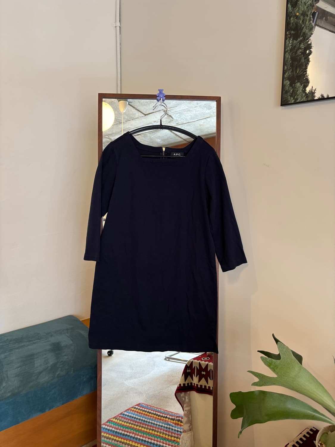 A.P.C. 아페쎄 네이비 라운드넥 원피스 상품이미지2