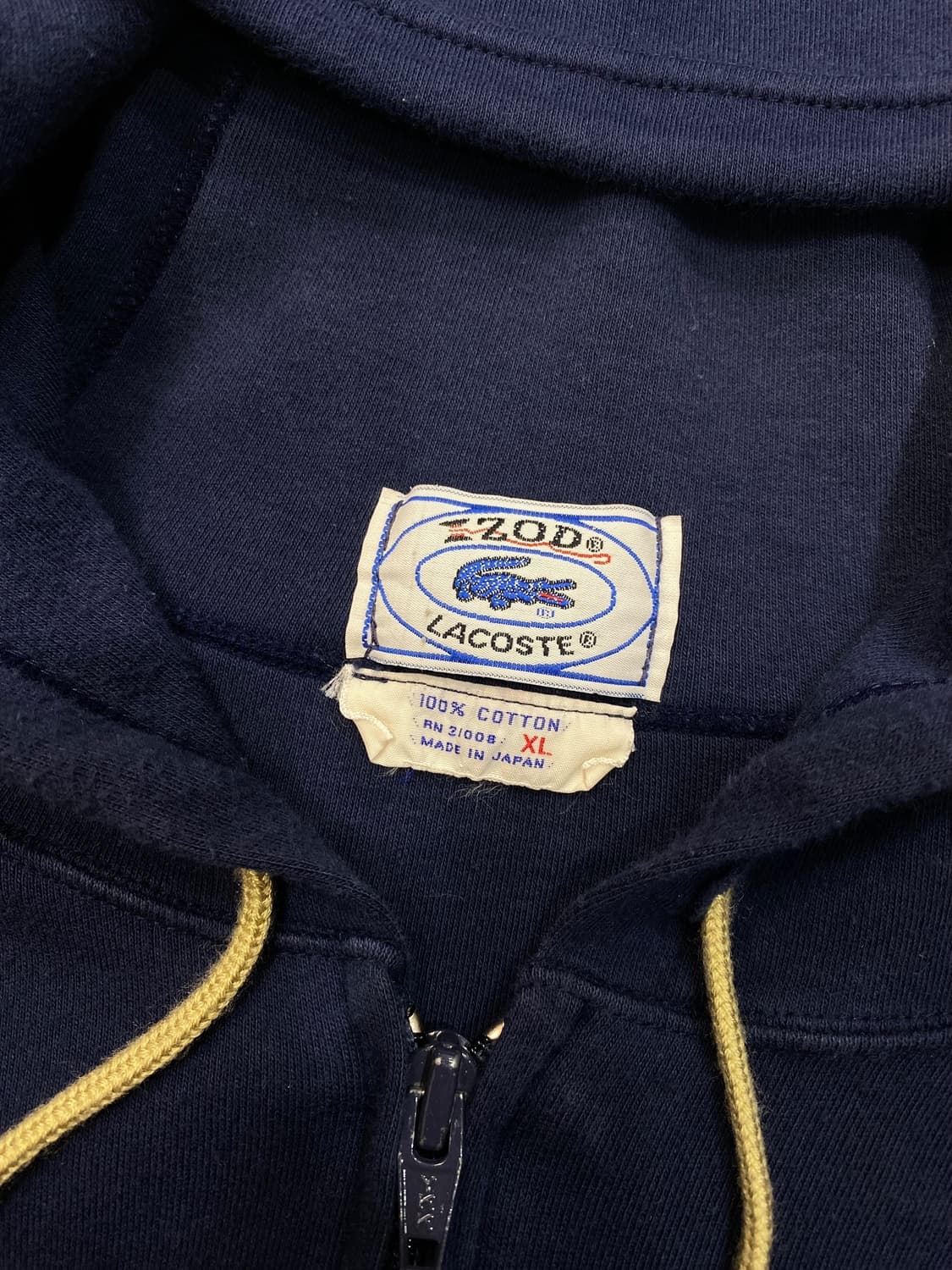 7-80's izod 라코스테 집업 후디 상품이미지7