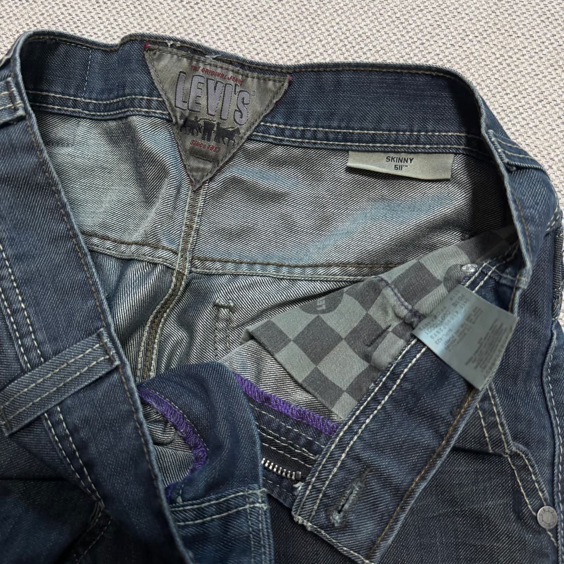 리바이스 511 스키니 핏 웨스턴 데님팬츠 상품이미지4