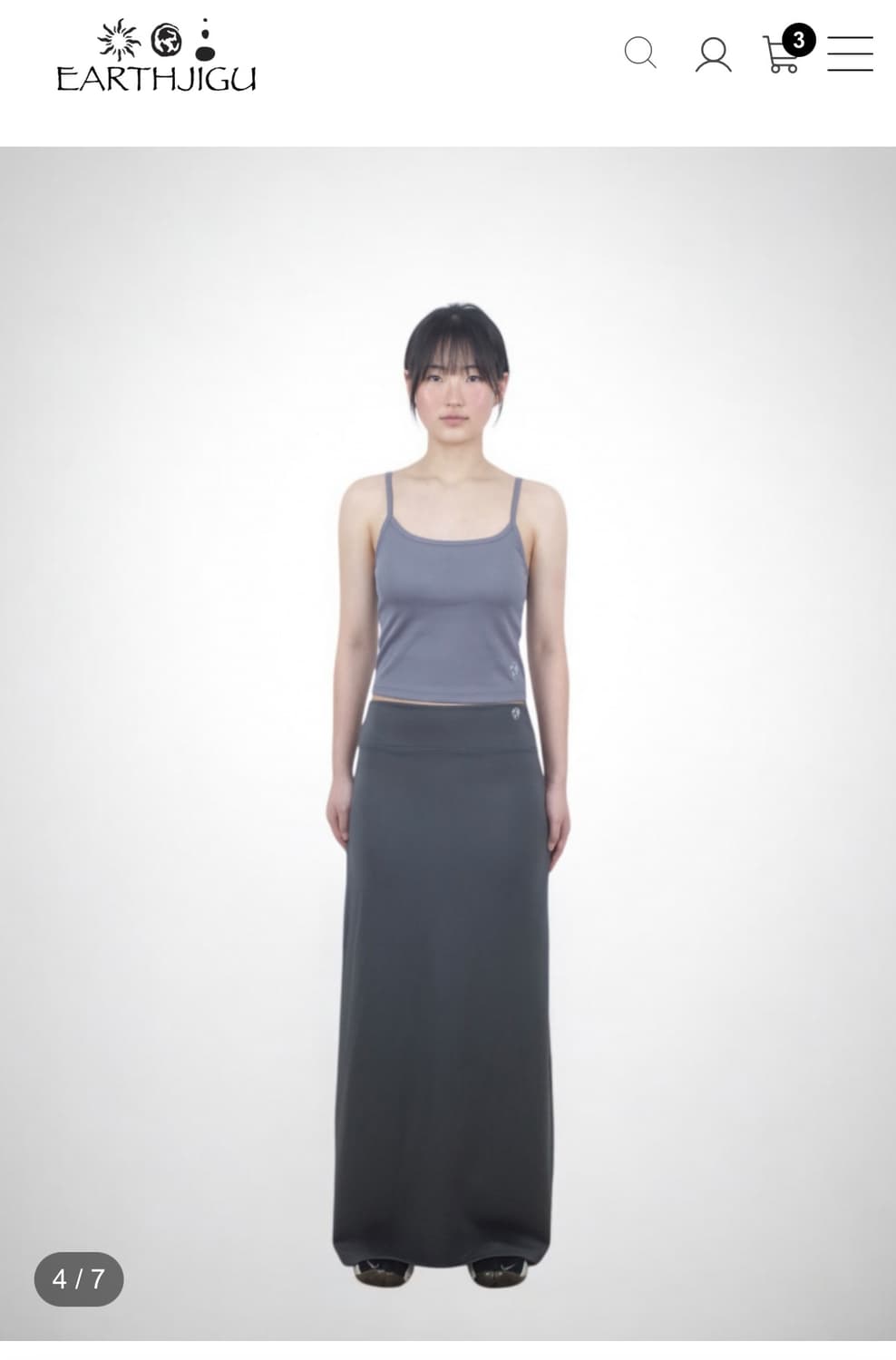 Earthjigu 에어리 브라 슬리브리스 상품이미지2