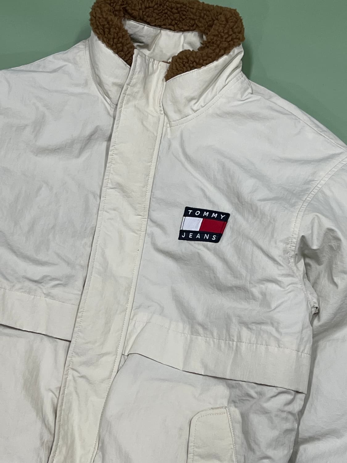 (S) 타미진스 리버서블 미디 셰르파 자켓 상품이미지3