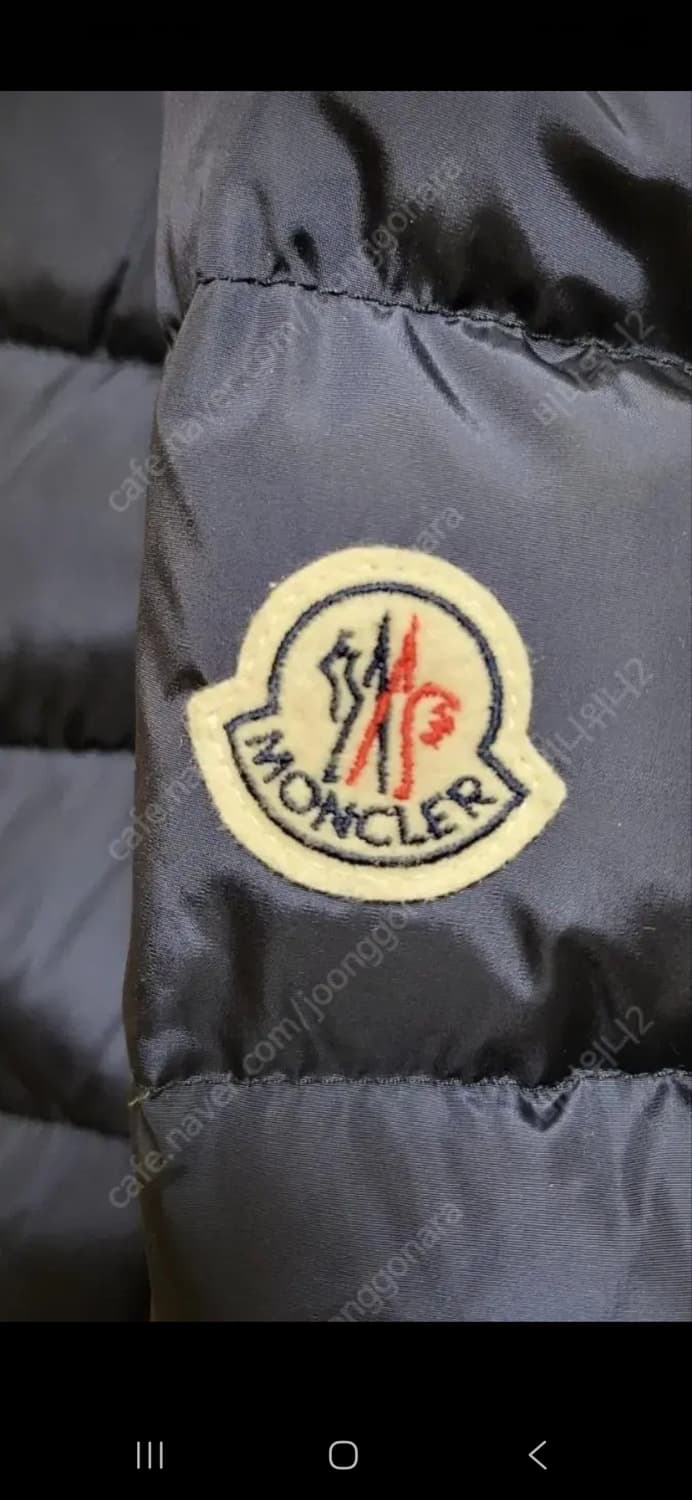 몽클레어 플라메뜨 네이비 색상 0사이즈 상품이미지3