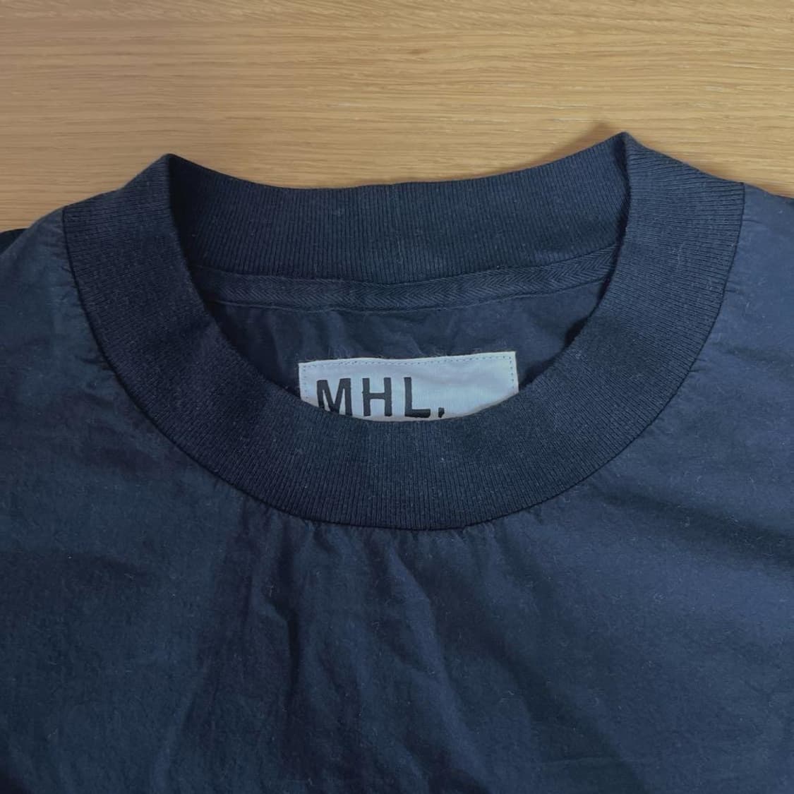 MHL / 오버사이즈 코튼 저지 티셔츠 블랙 / M 상품이미지2