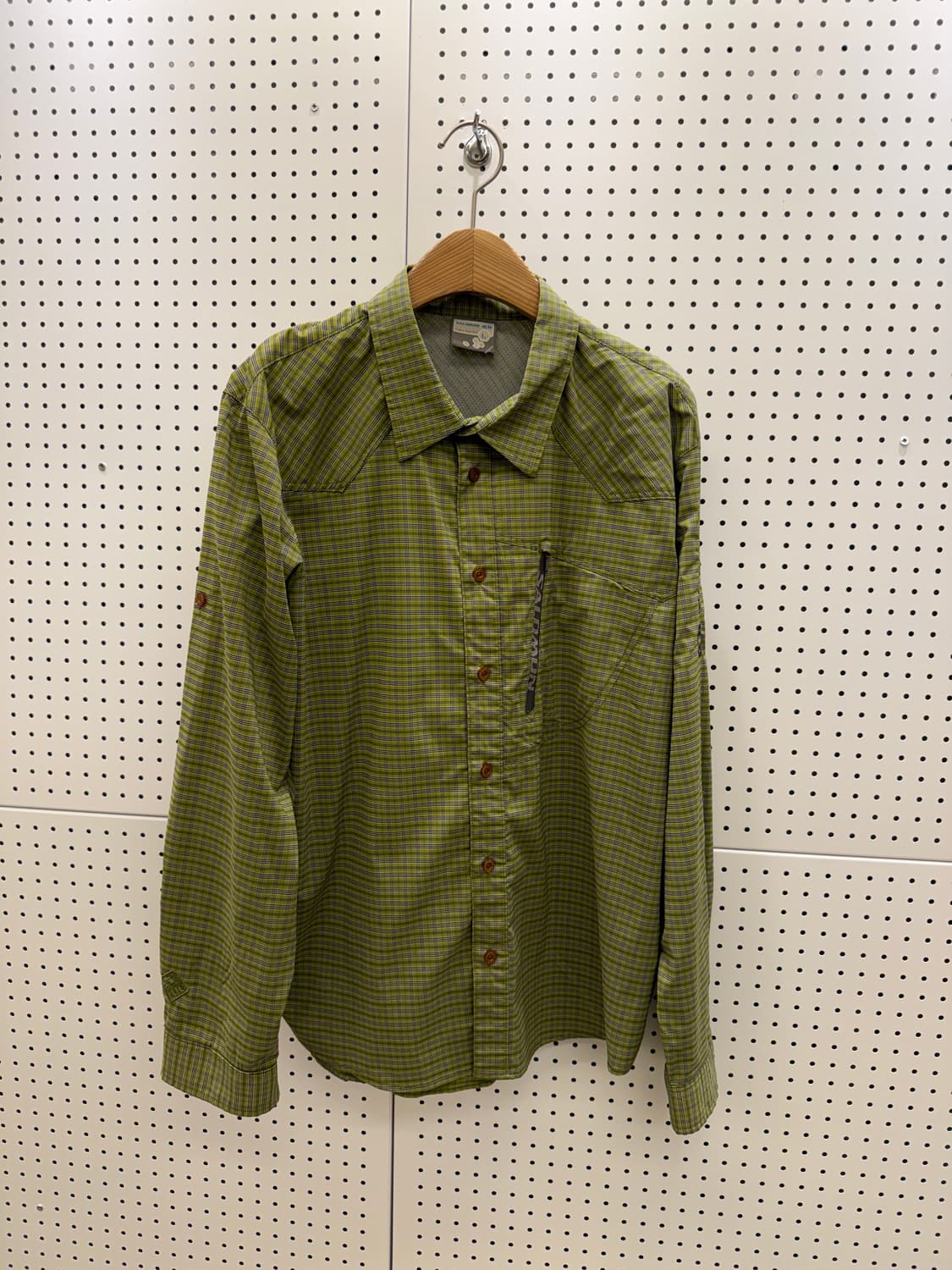 살로몬 빈티지 바람막이 체크 셔츠 U1572 상품이미지2