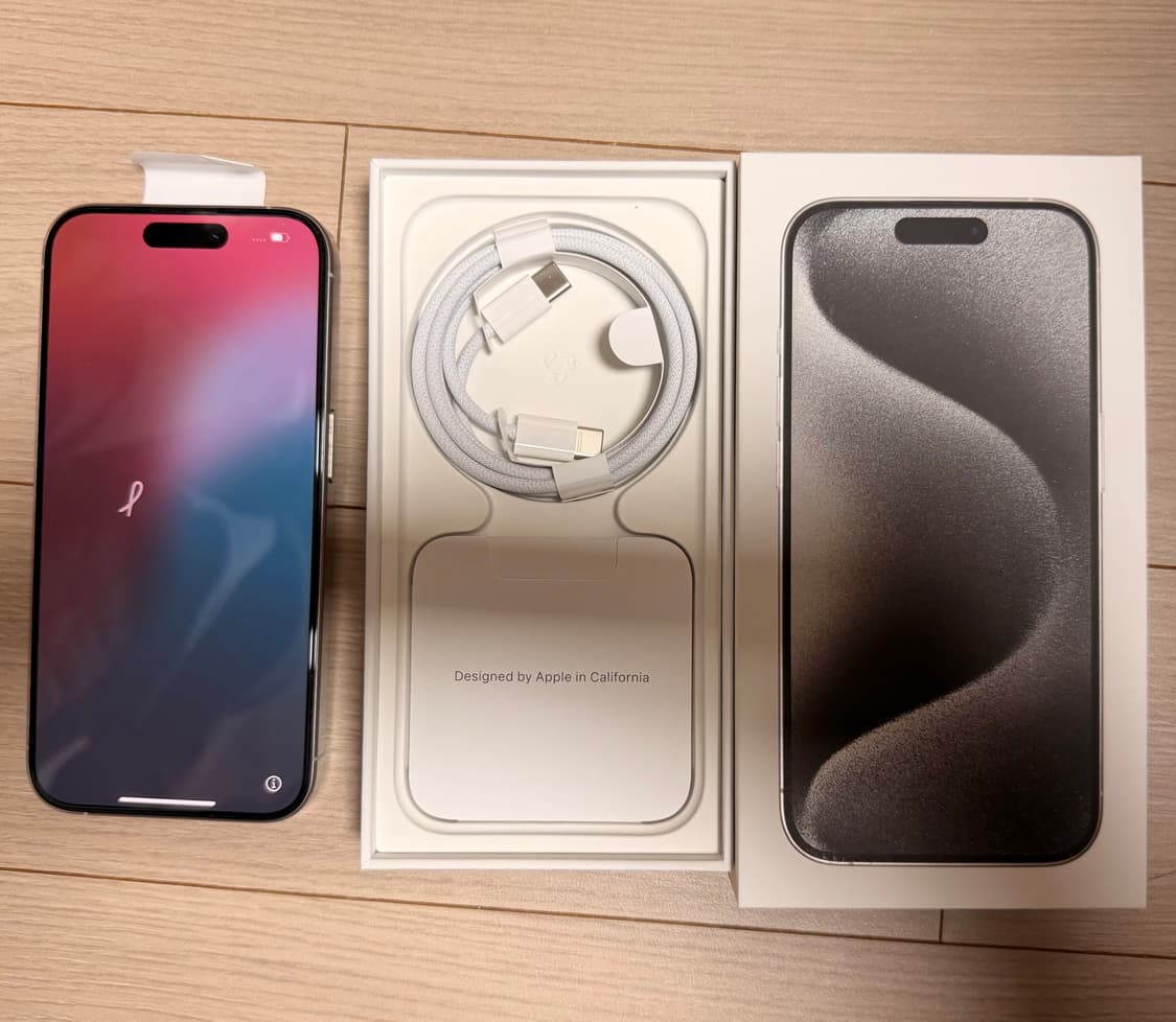 아이폰15프로 512 화이트 무음카메라 상품이미지1