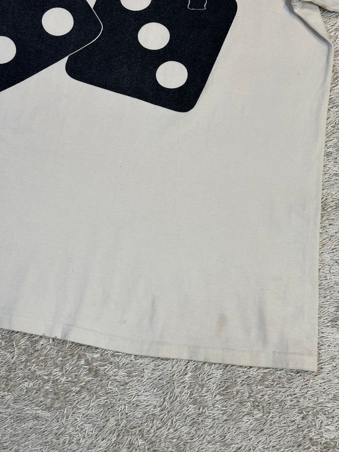 스투시 STUSSY 다이스 피그먼트 다이드 티셔츠 내츄럴 상품이미지9