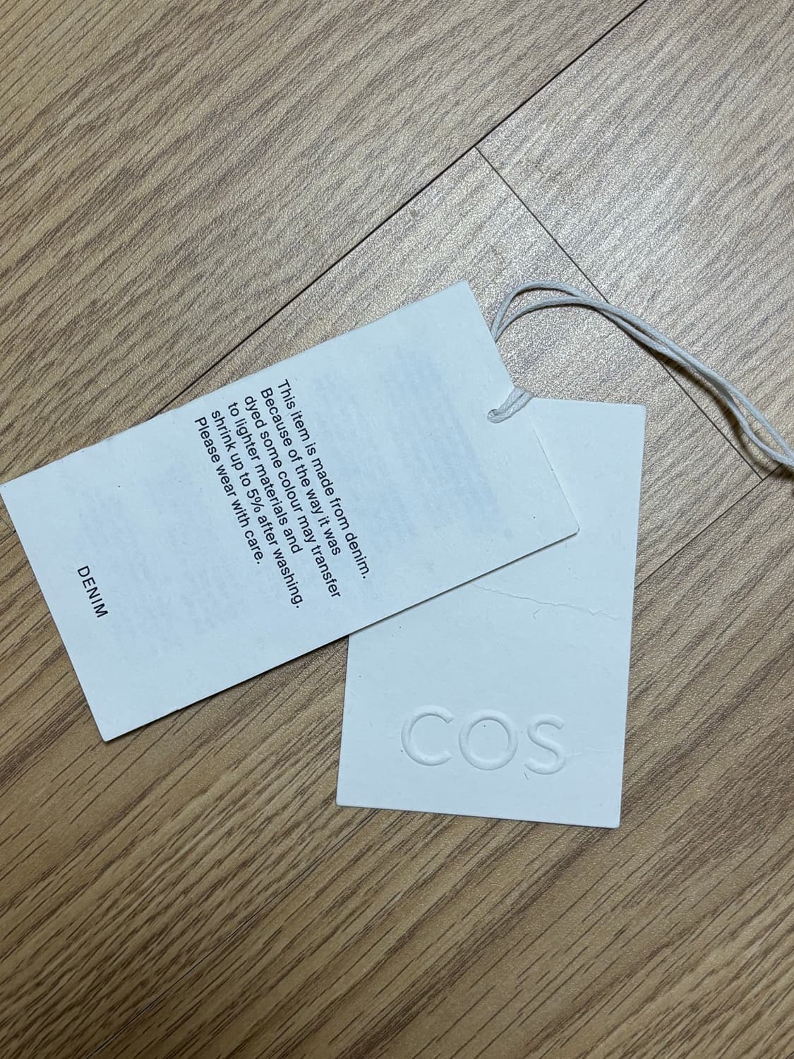 COS 코스 하운드투스 데님 자켓 / xxs (55-77 가능) 상품이미지8