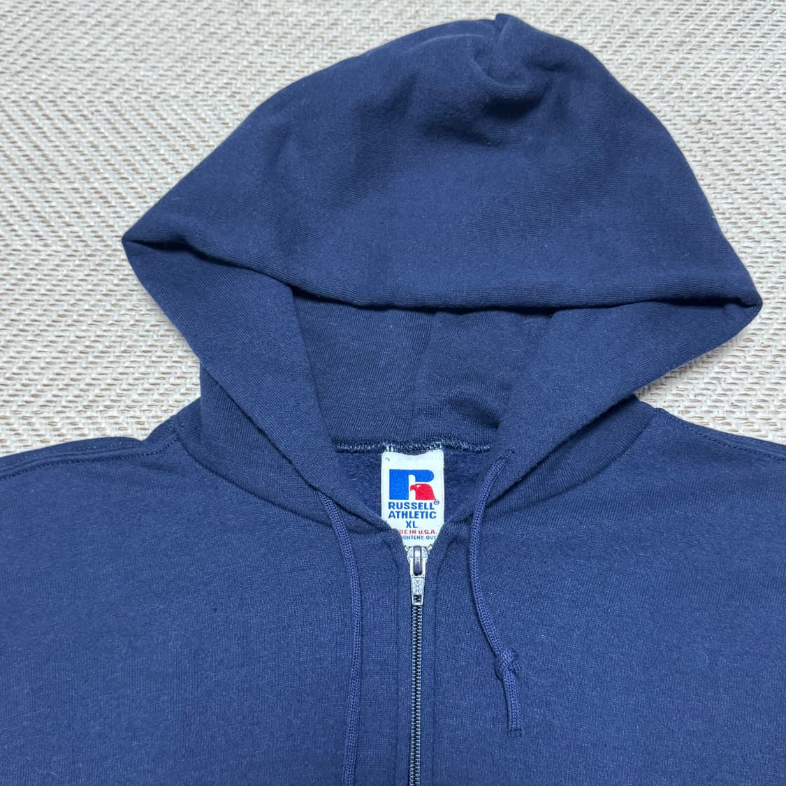 (XL) 90s 빈티지 러셀 애슬레틱 후드집업 상품이미지2