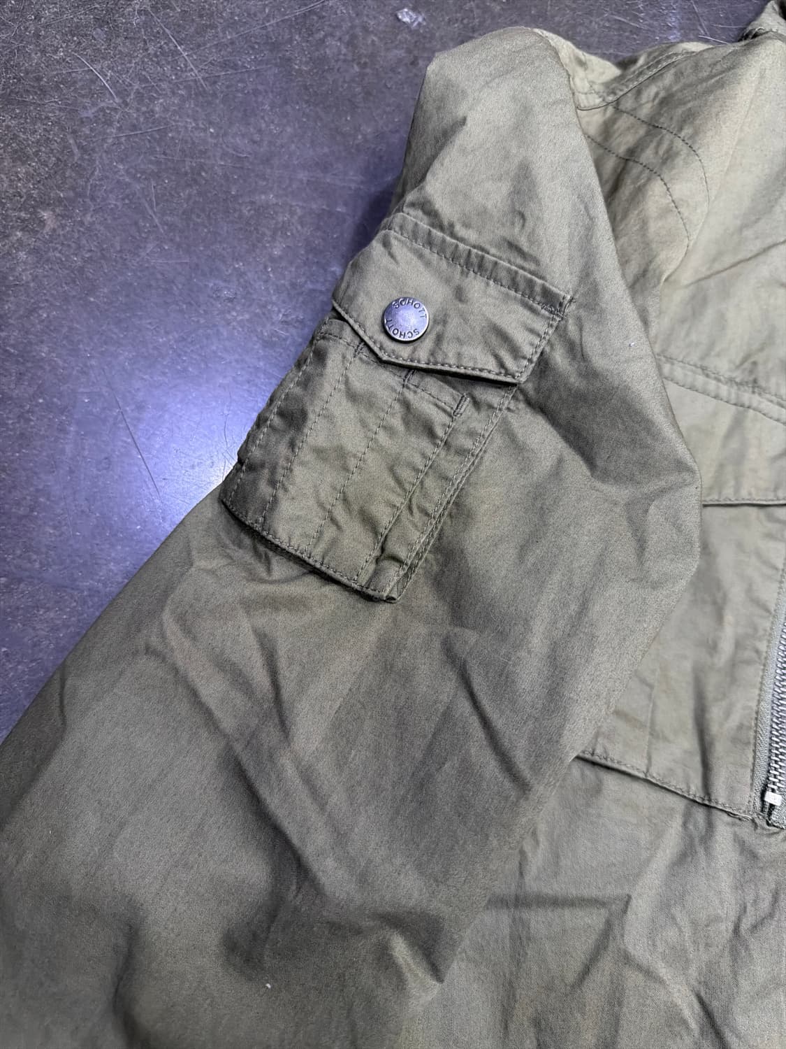 쇼트 밀리터리 패치 M65 필드자켓 올리브 M 상품이미지7