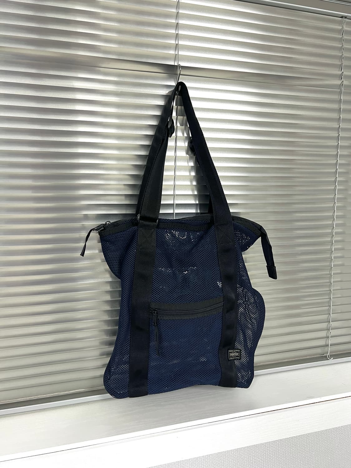 PORTER-MESH SHOULDER TOTE BAG (Navy) 상품이미지5