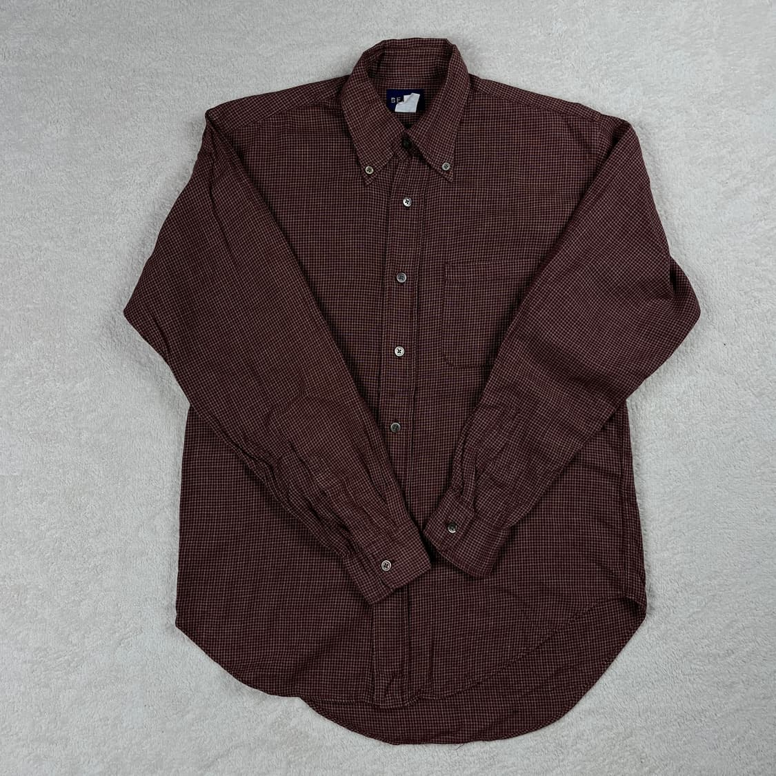 BEAMS 깅엄체크 셔츠 (실측확인) 상품이미지1