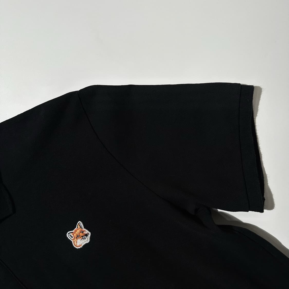 메종키츠네 폭스헤드 피케 카라 반팔 티셔츠 상품이미지5