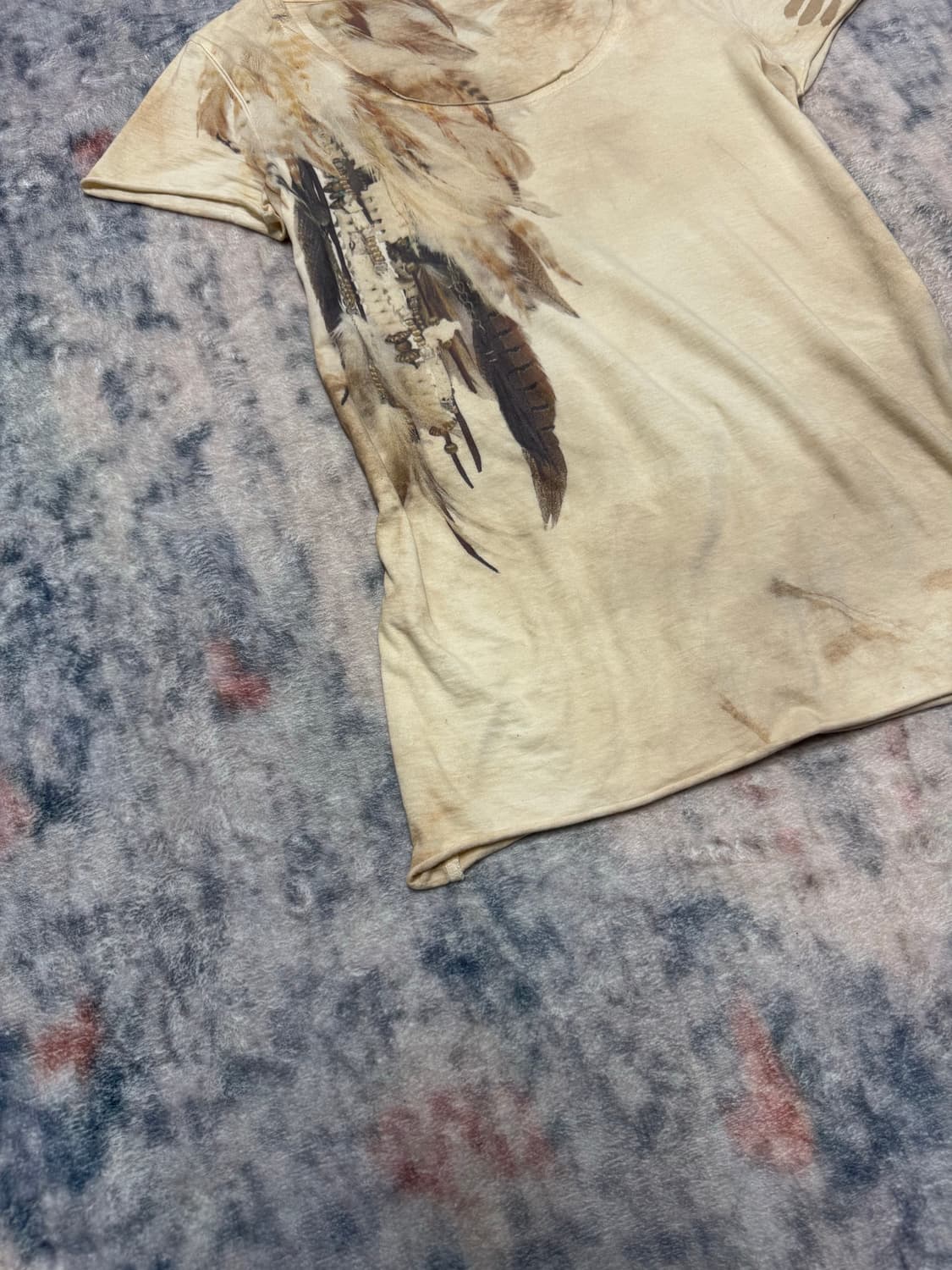 Goa 00s archive feather top 상품이미지5