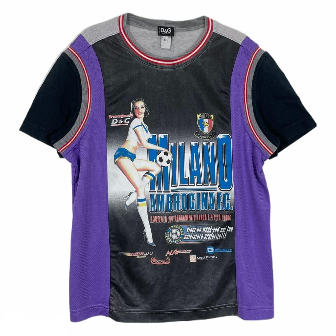 돌체앤가바나 d&g 축구 유니폼 저지 티셔츠 상품이미지1