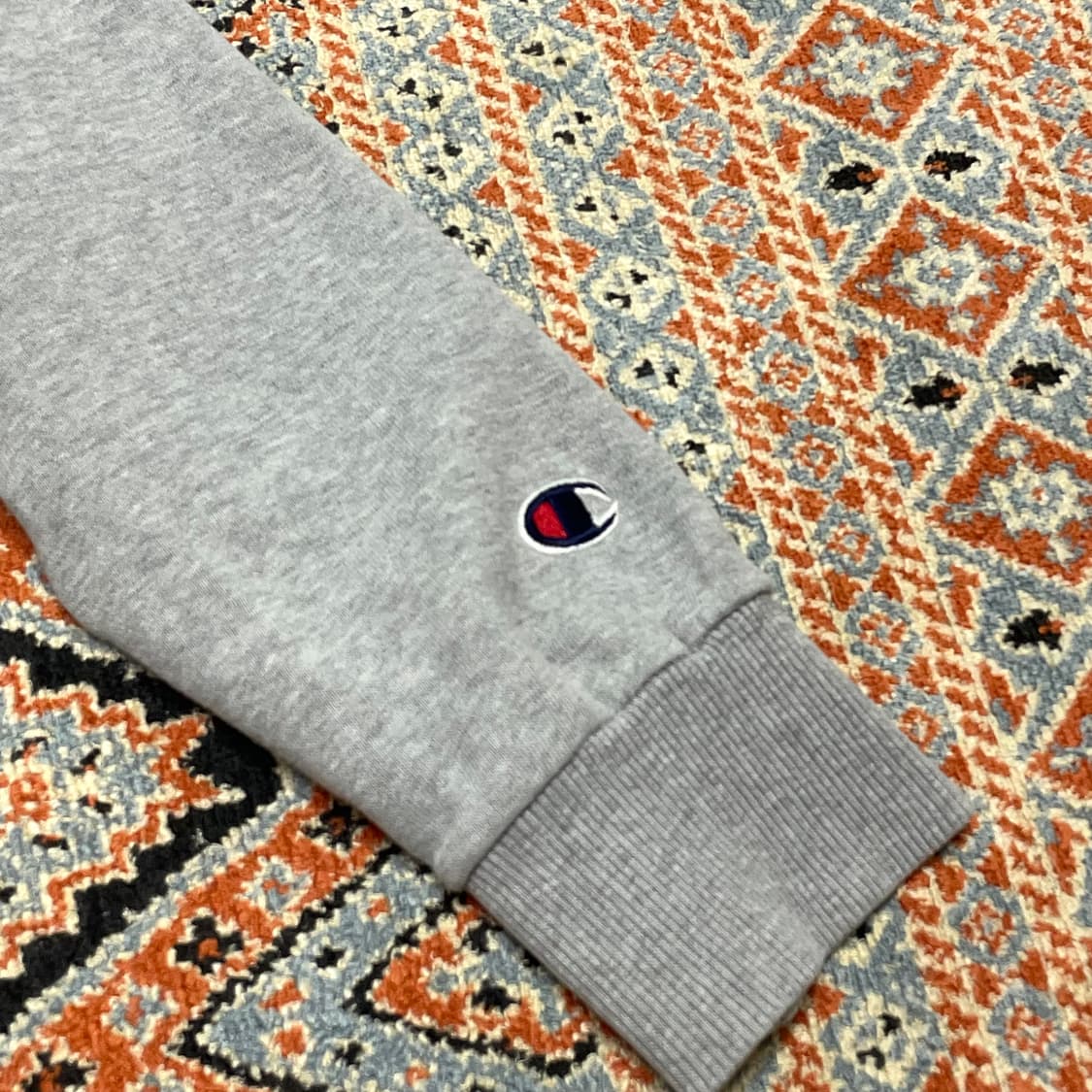 챔피온 그레이 무지 후드티셔츠 남성L 상품이미지4