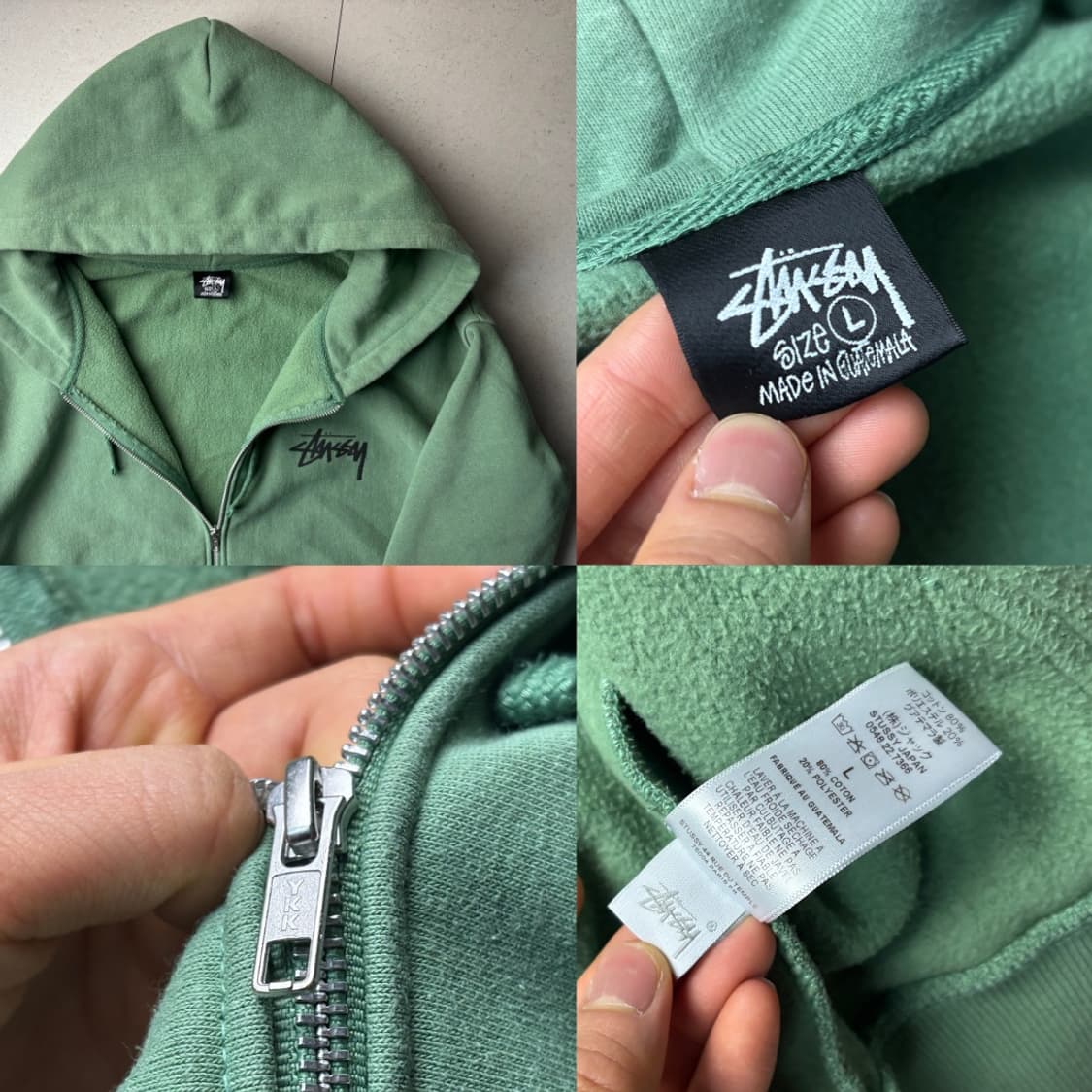 스투시 크라운 후드집업 상품이미지3