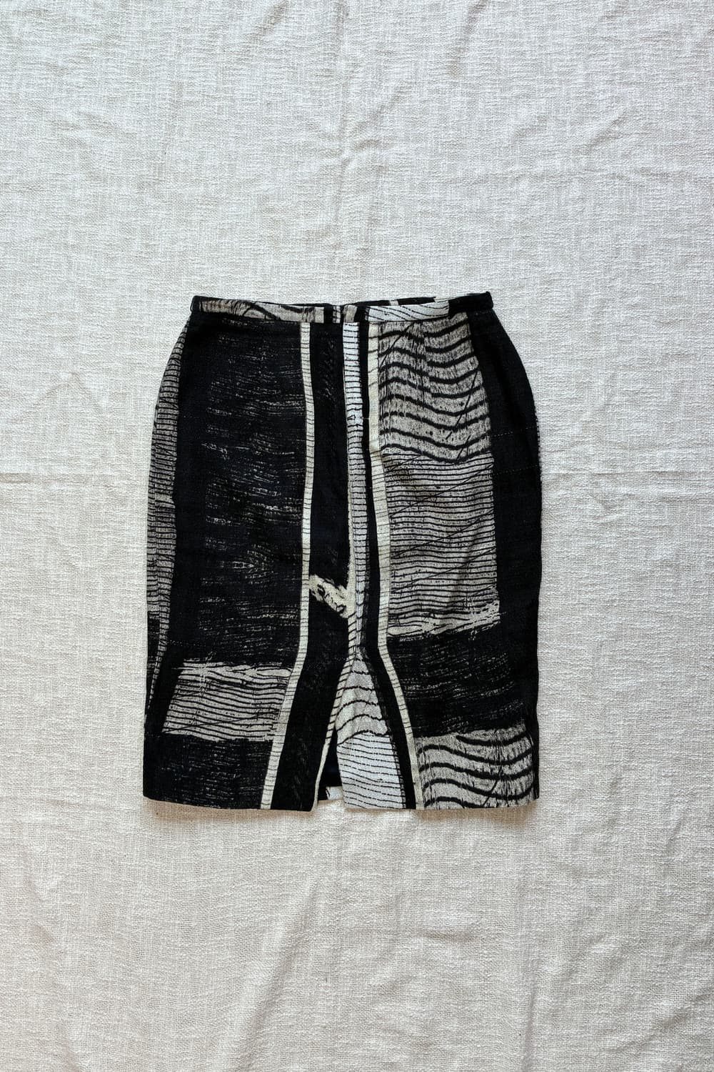 Max Mara Black Gray Abstract  Midi skirt 상품이미지7