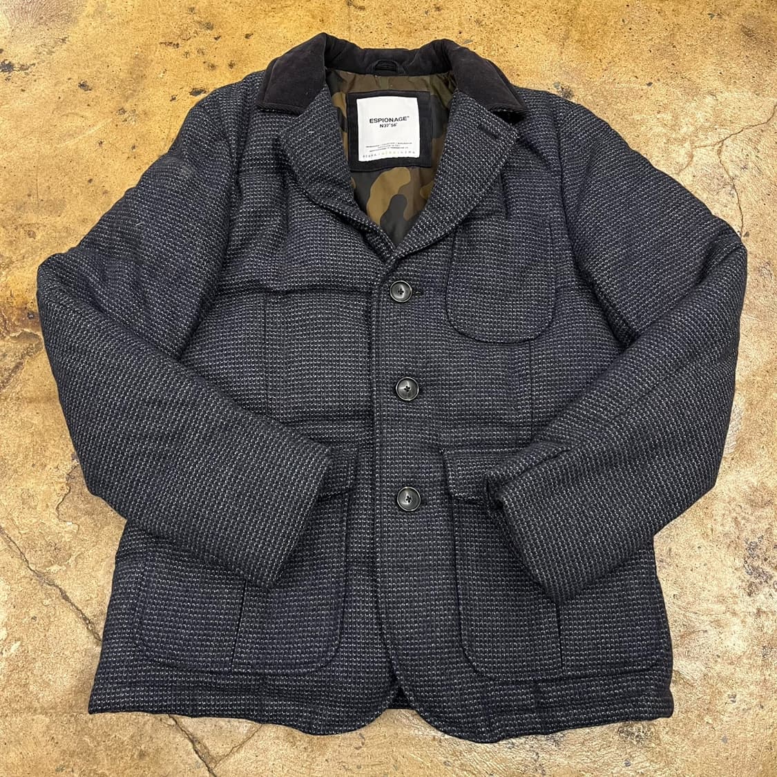 [정품/M] 에스피오나지 다운 패딩 블레이저 자켓 b14 상품이미지2