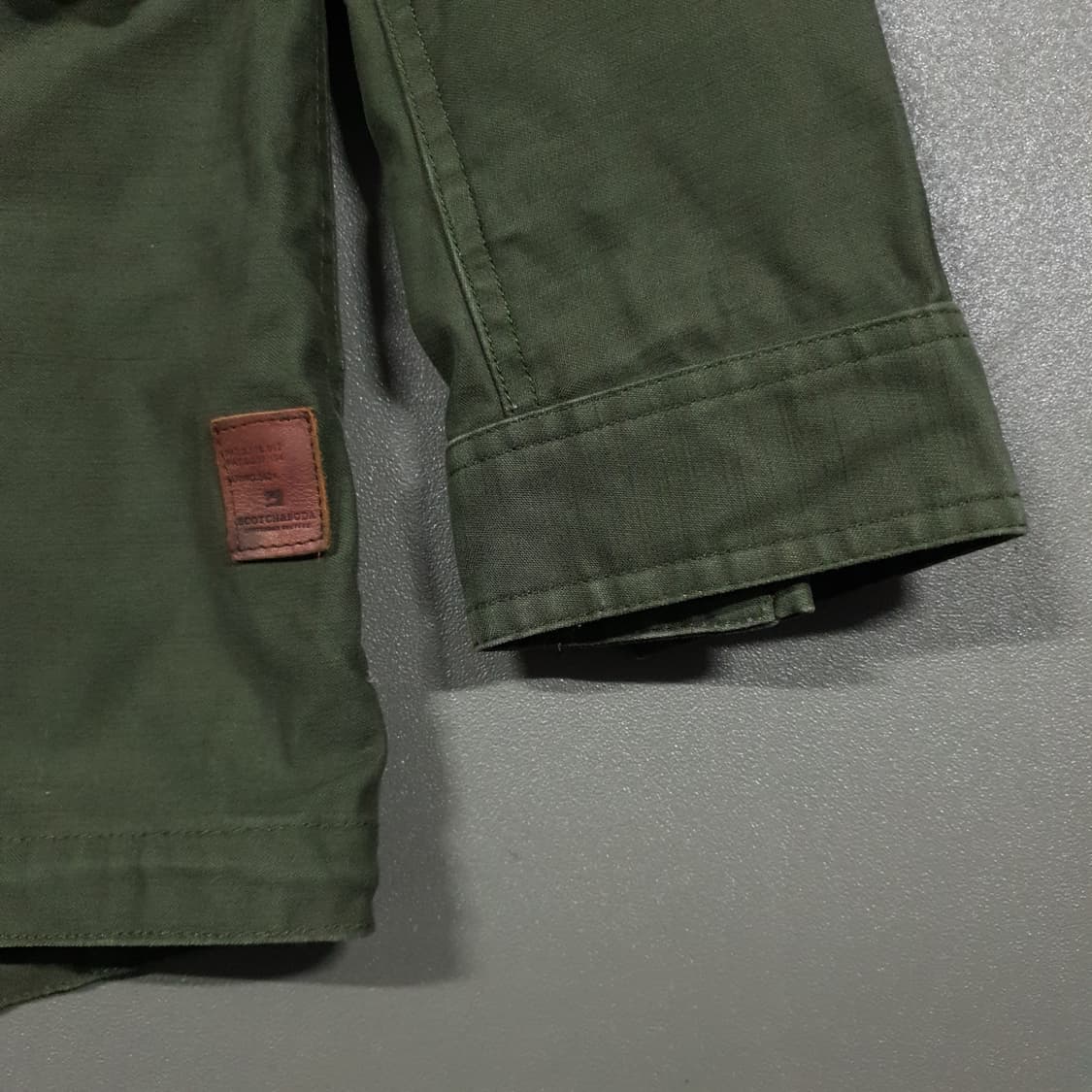 100) 스카치앤소다 피쉬테일 M65 야상 쉐르파 후드 자켓 파카 카키 상품이미지4