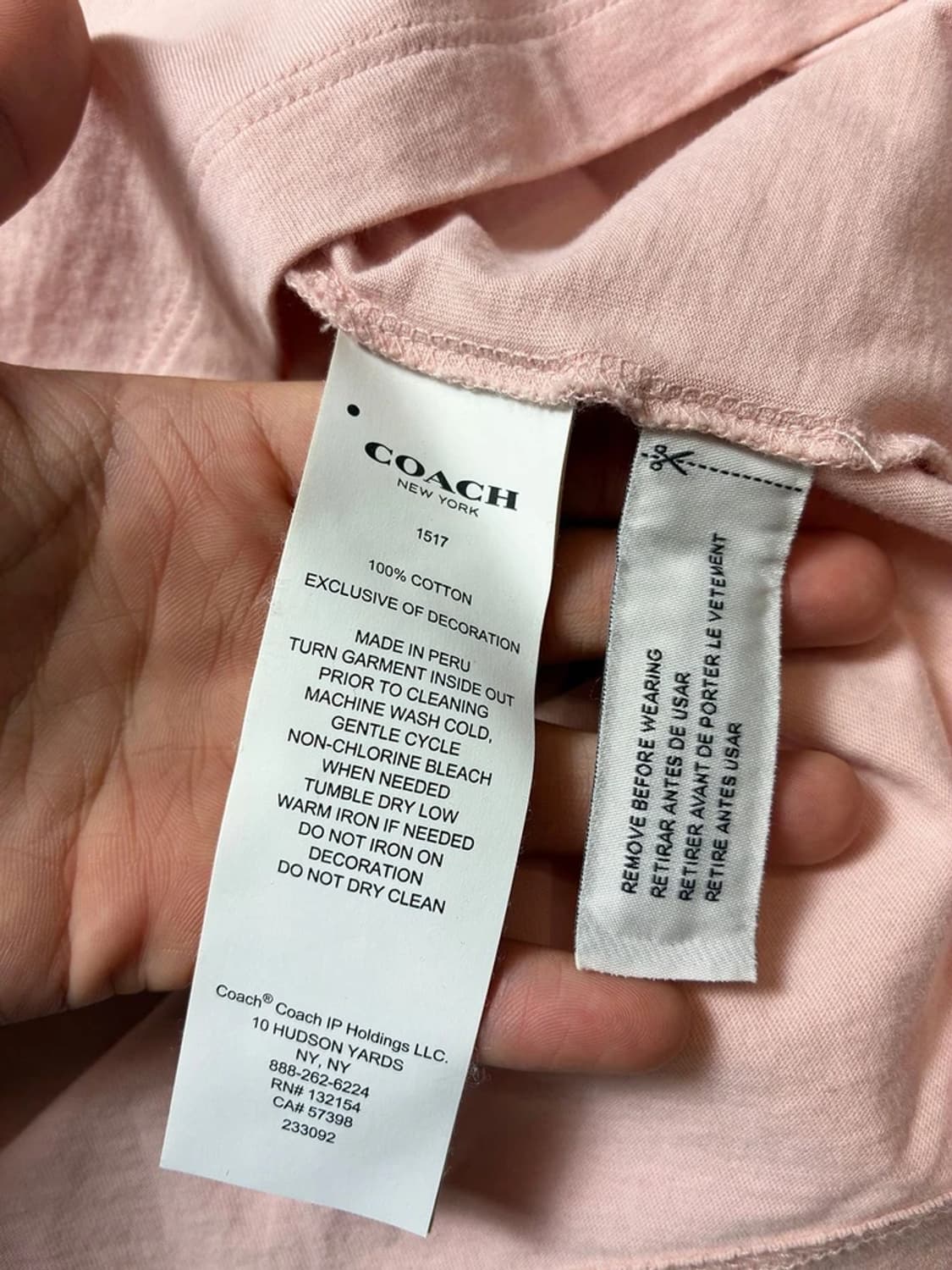 코치 Coach 시그니처 플로럴 반팔 티셔츠 PN8617 상품이미지7