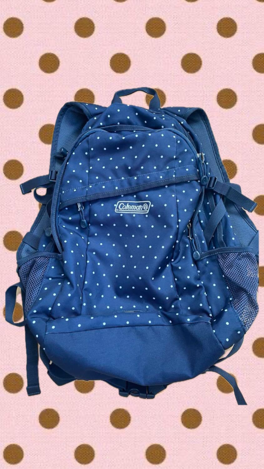 Coleman dot backpack 콜맨 도트 백팩 상품이미지1