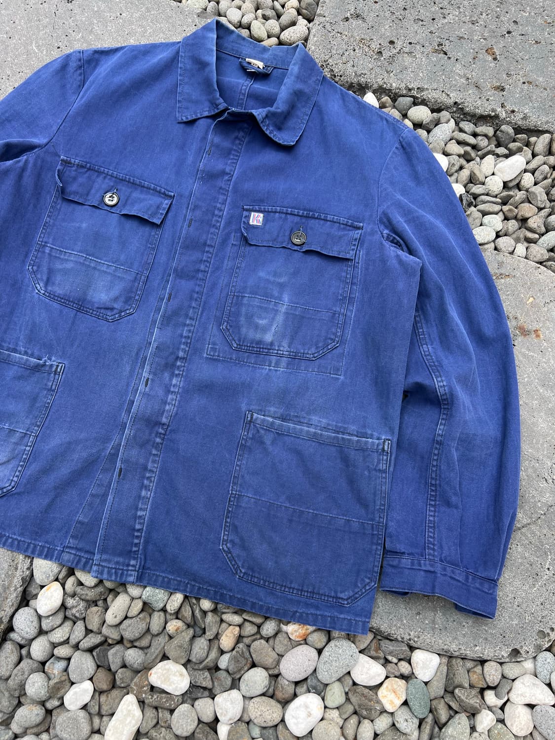 FADED VINTAGE "HBT"헤링본트윌코튼 프렌치워크자켓 상품이미지5